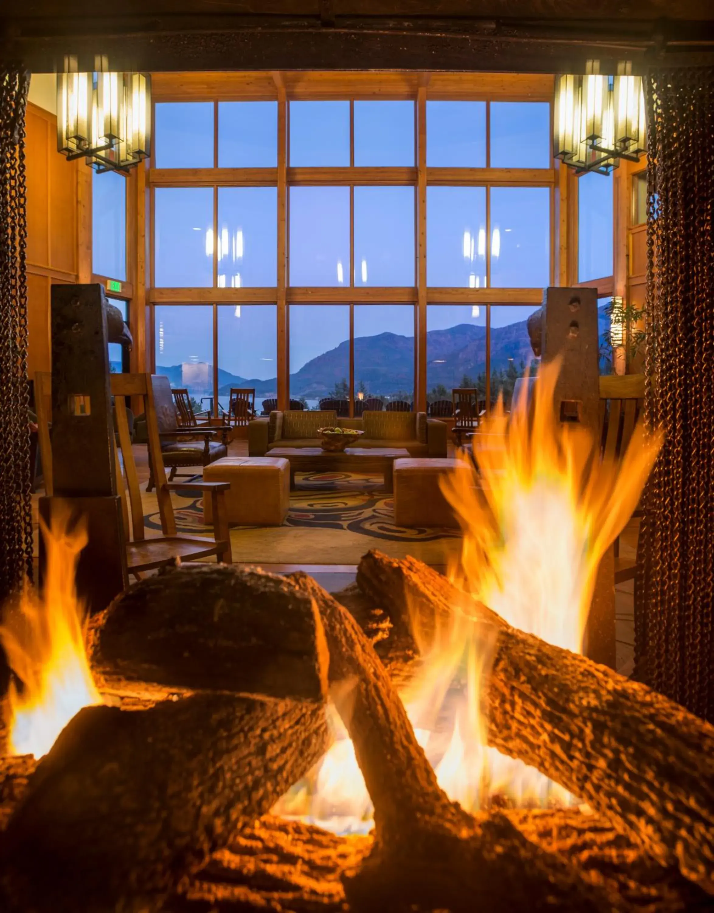 Landmark view in Skamania Lodge