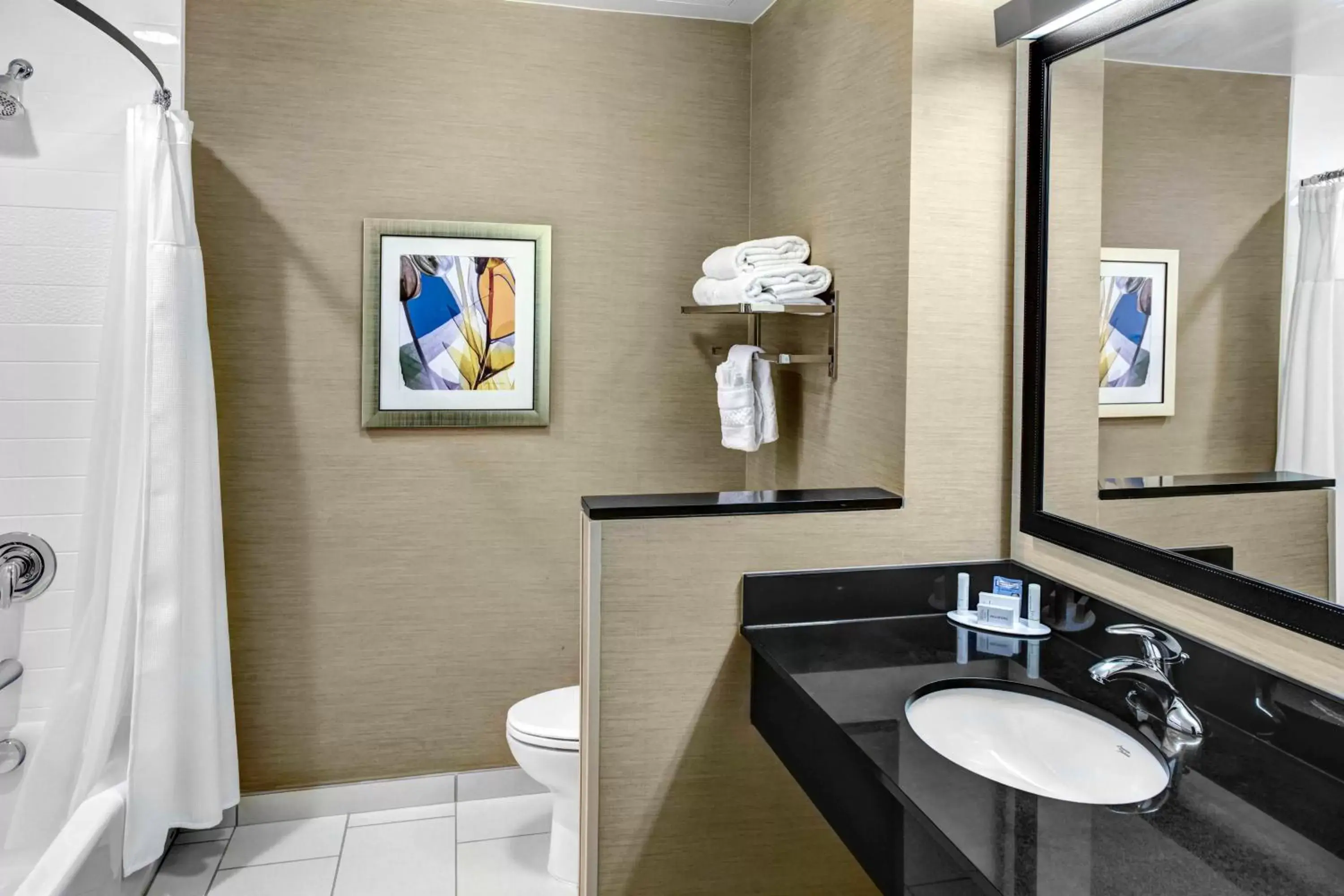 Bathroom in Fairfield Inn & Suites by Marriott Lansing at Eastwood