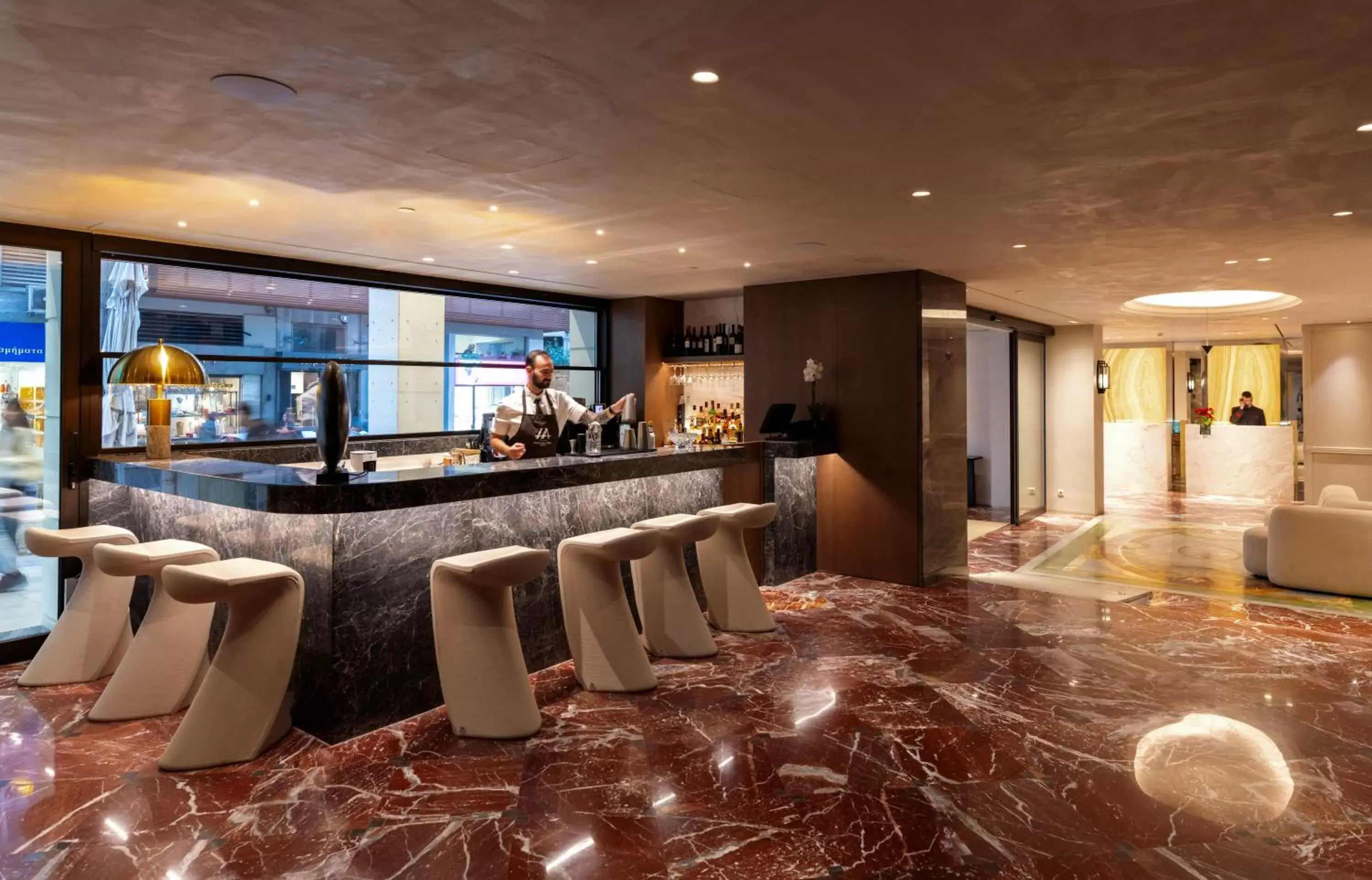 Lounge or bar, Lobby/Reception in Astor Hotel