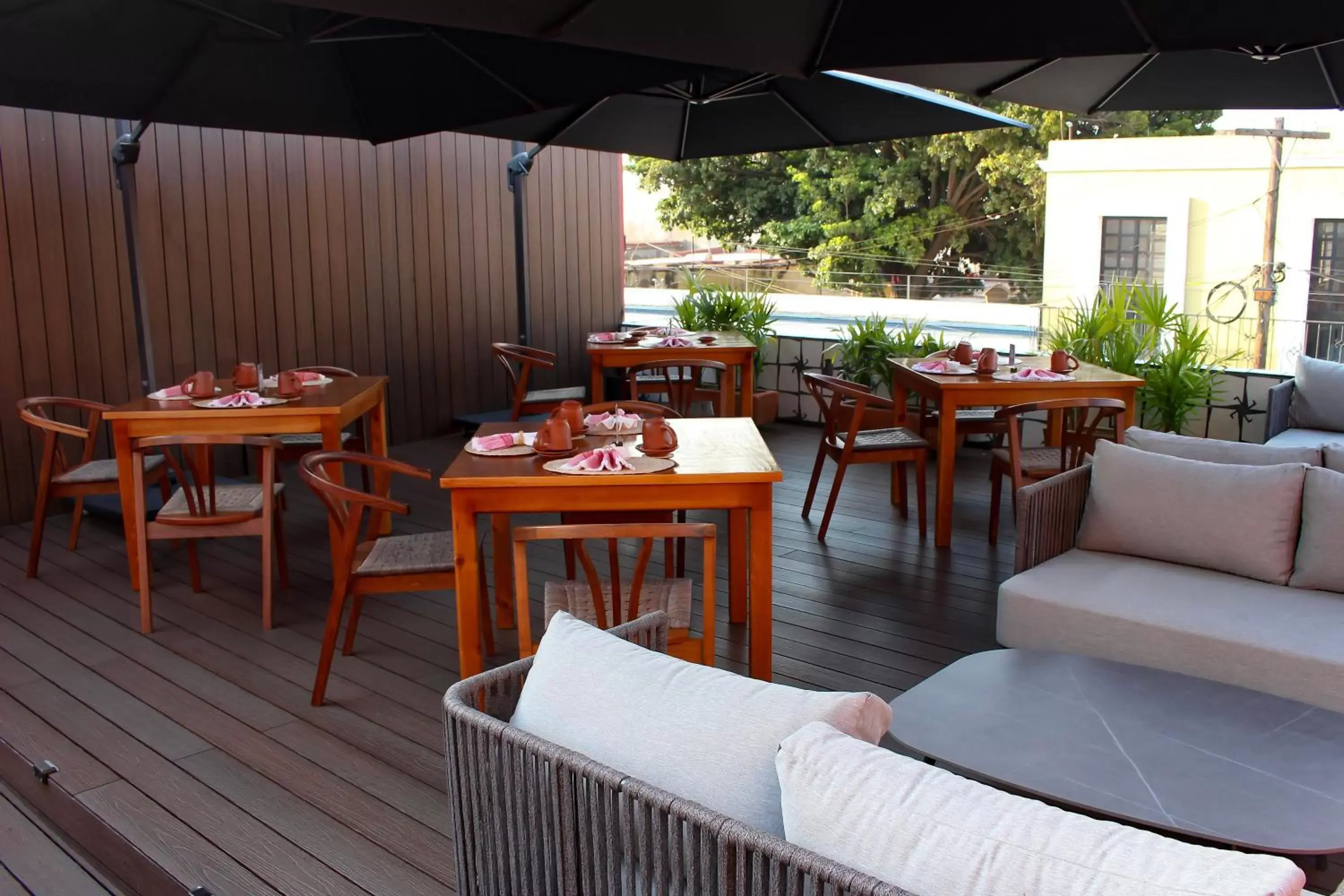 Balcony/Terrace, Restaurant/Places to Eat in Casa Naila Hotel Boutique
