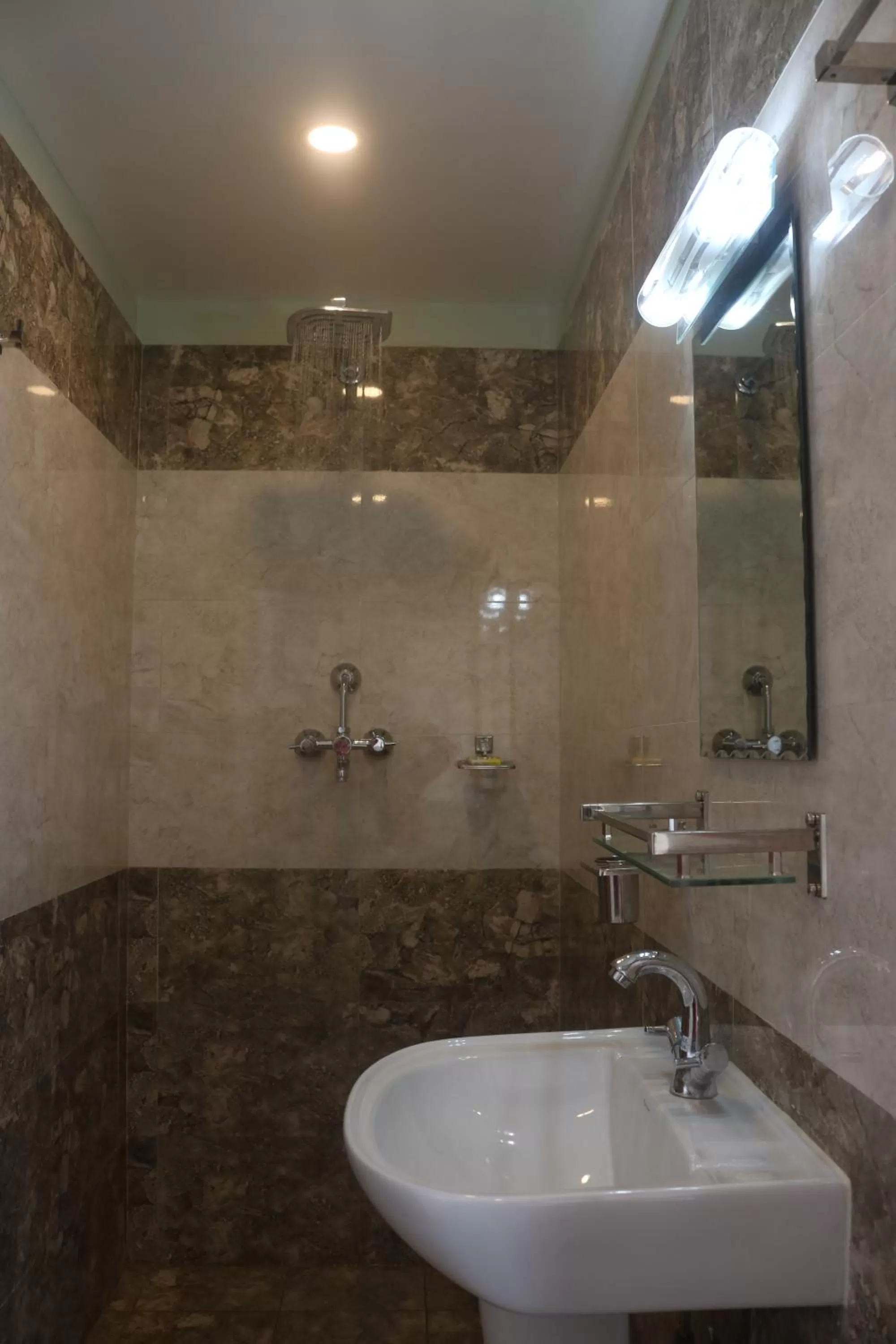Bathroom in Hotel Family Ties Pvt. Ltd.