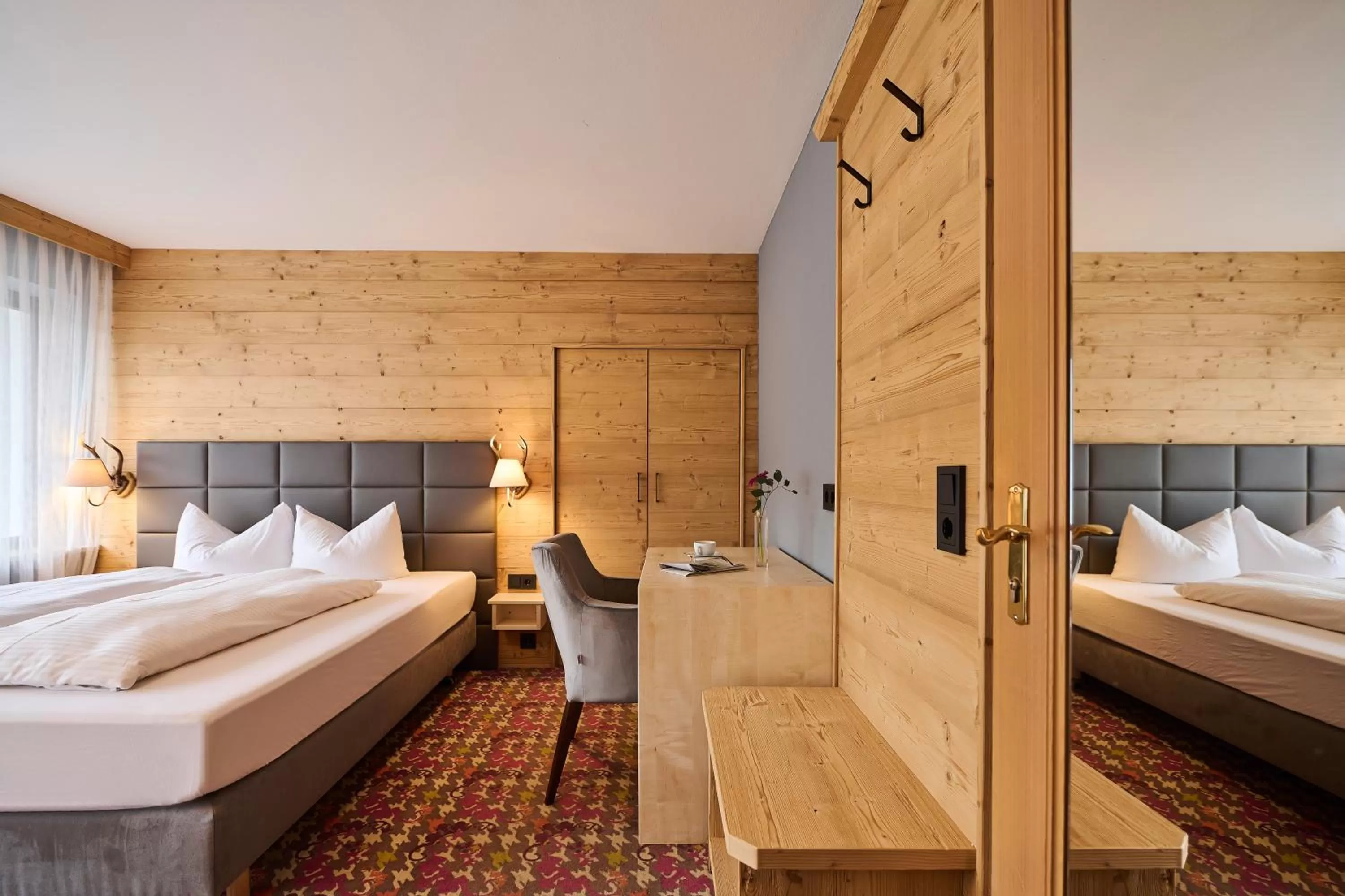 Bed in Hotel Bannwaldsee