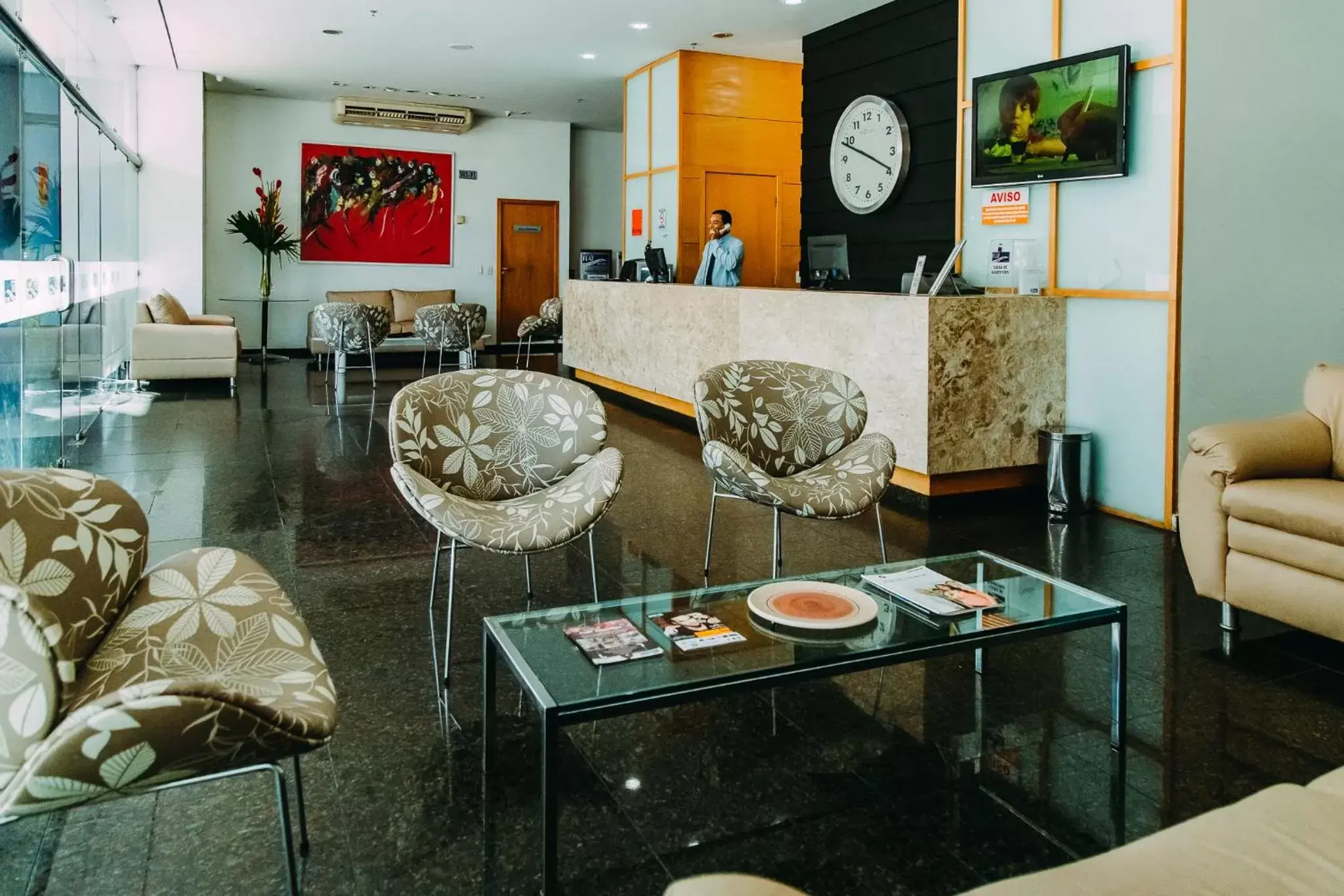Lobby or reception in Hotel Executive Arrey Lobby or reception in Hotel Executive Arrey