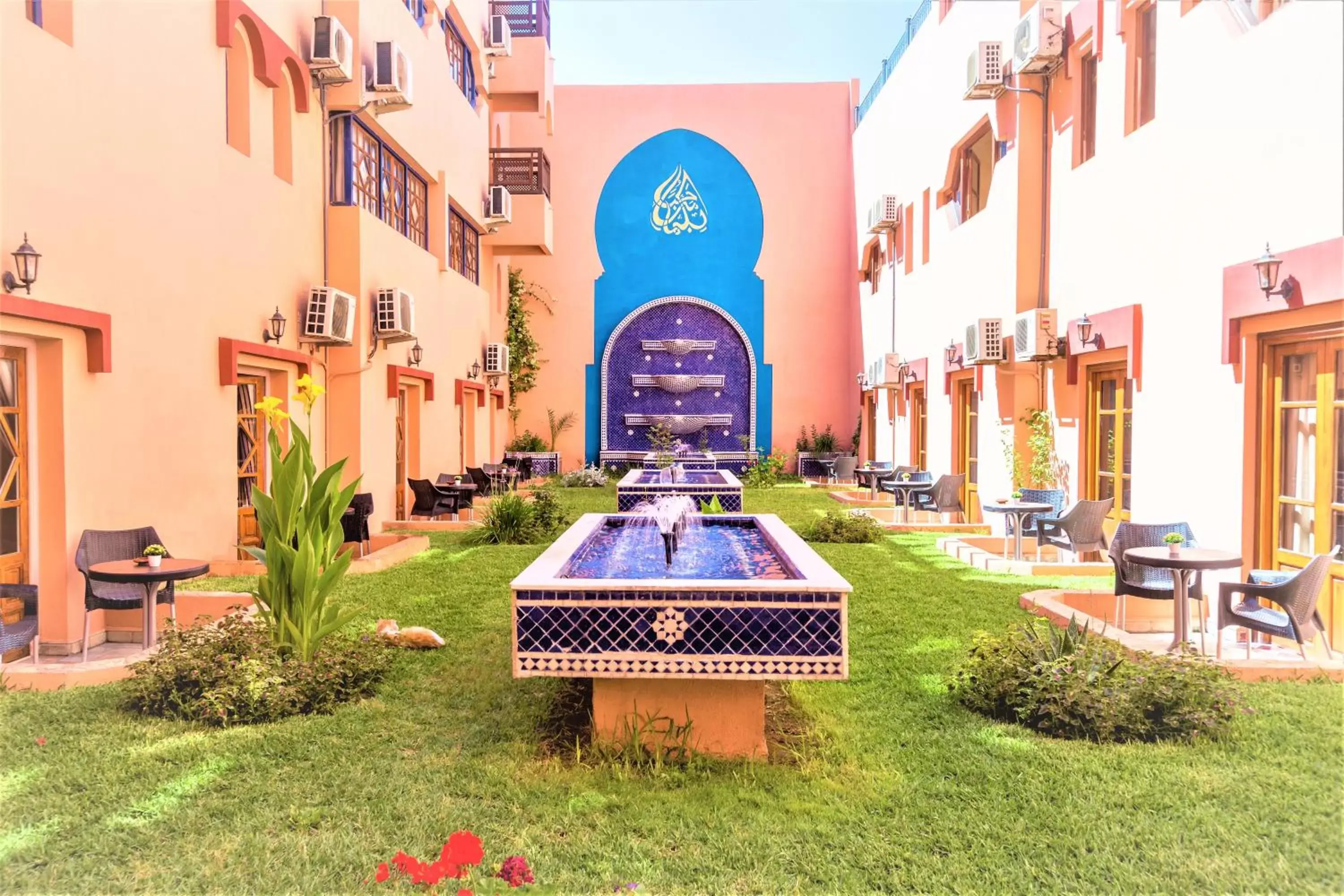 Garden, Property Building in Hotel Oudaya