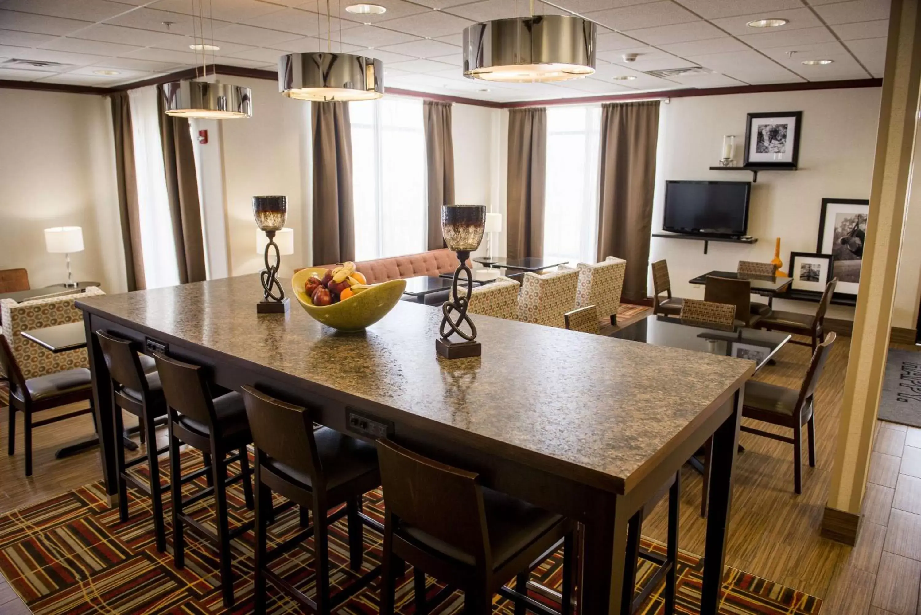 Lobby or reception in Hampton Inn Plover-Stevens Point