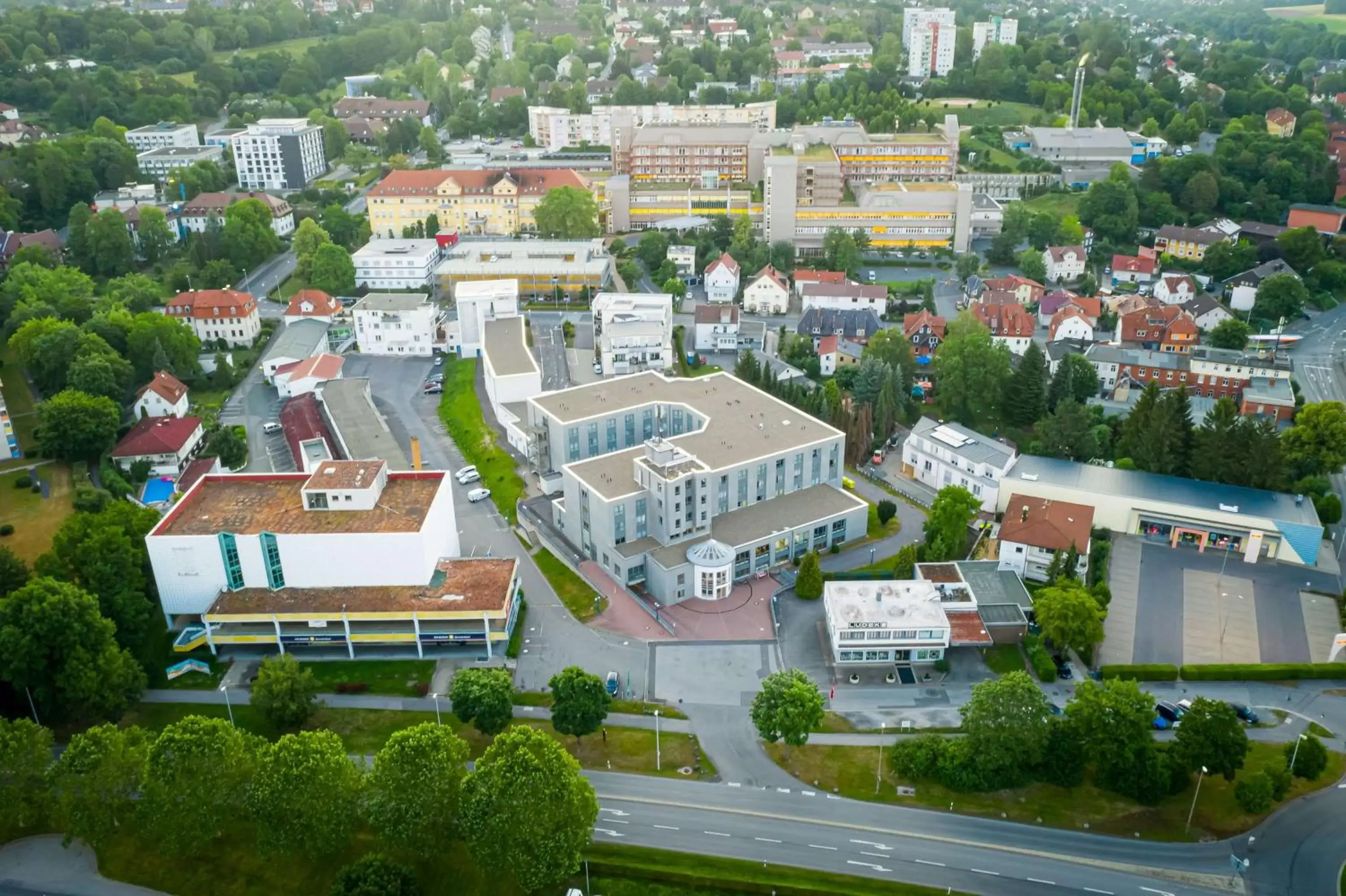 Property building, Bird's-eye View in Vienna House Easy by Wyndham Coburg