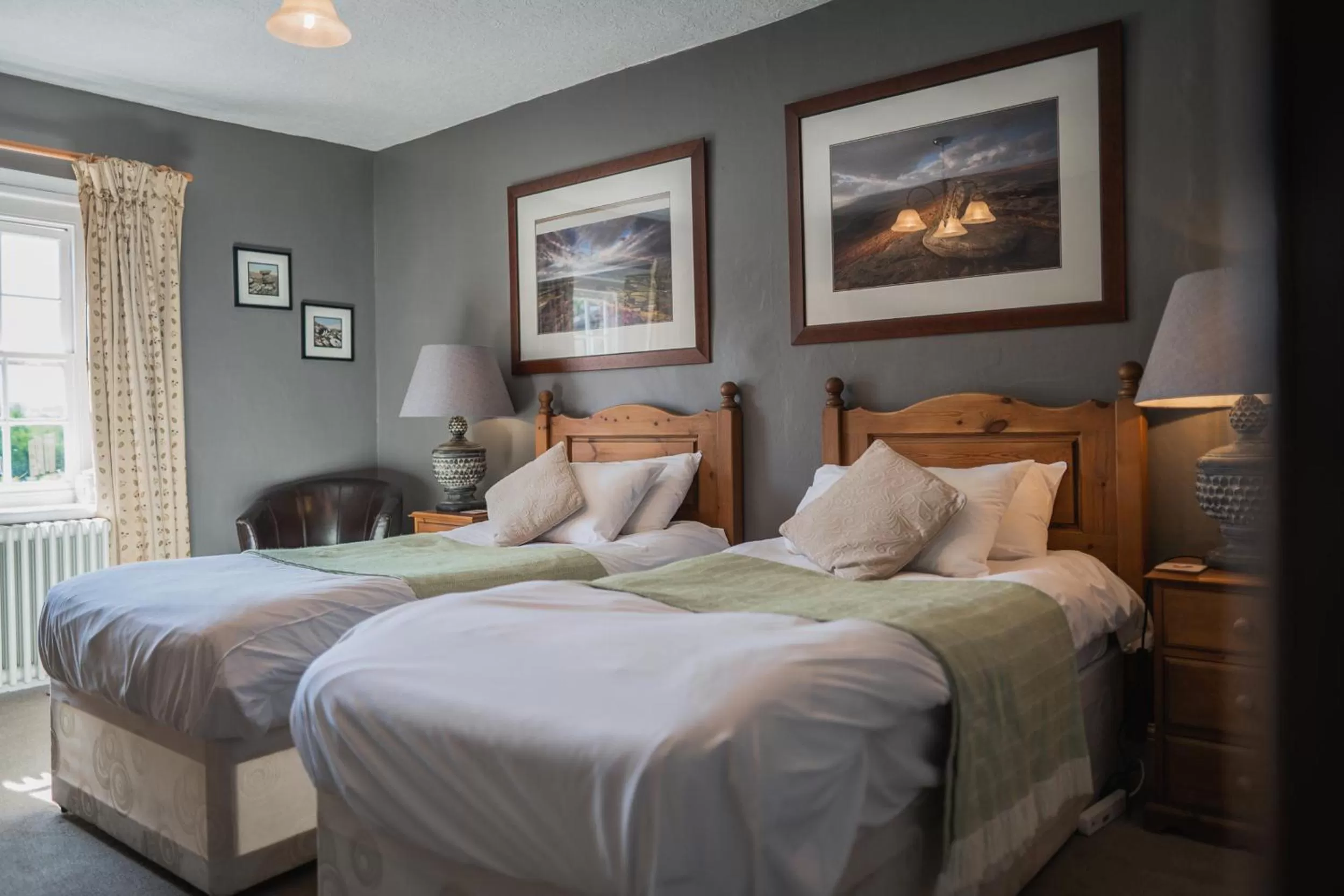 Bed in The Old Hall Inn