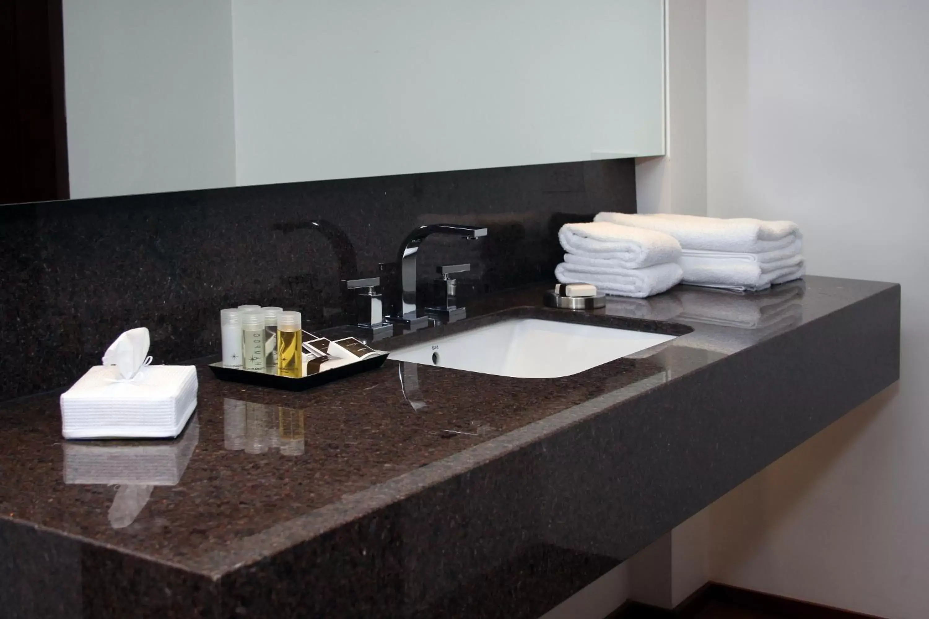 Bathroom in San Isidro Plaza Hotel