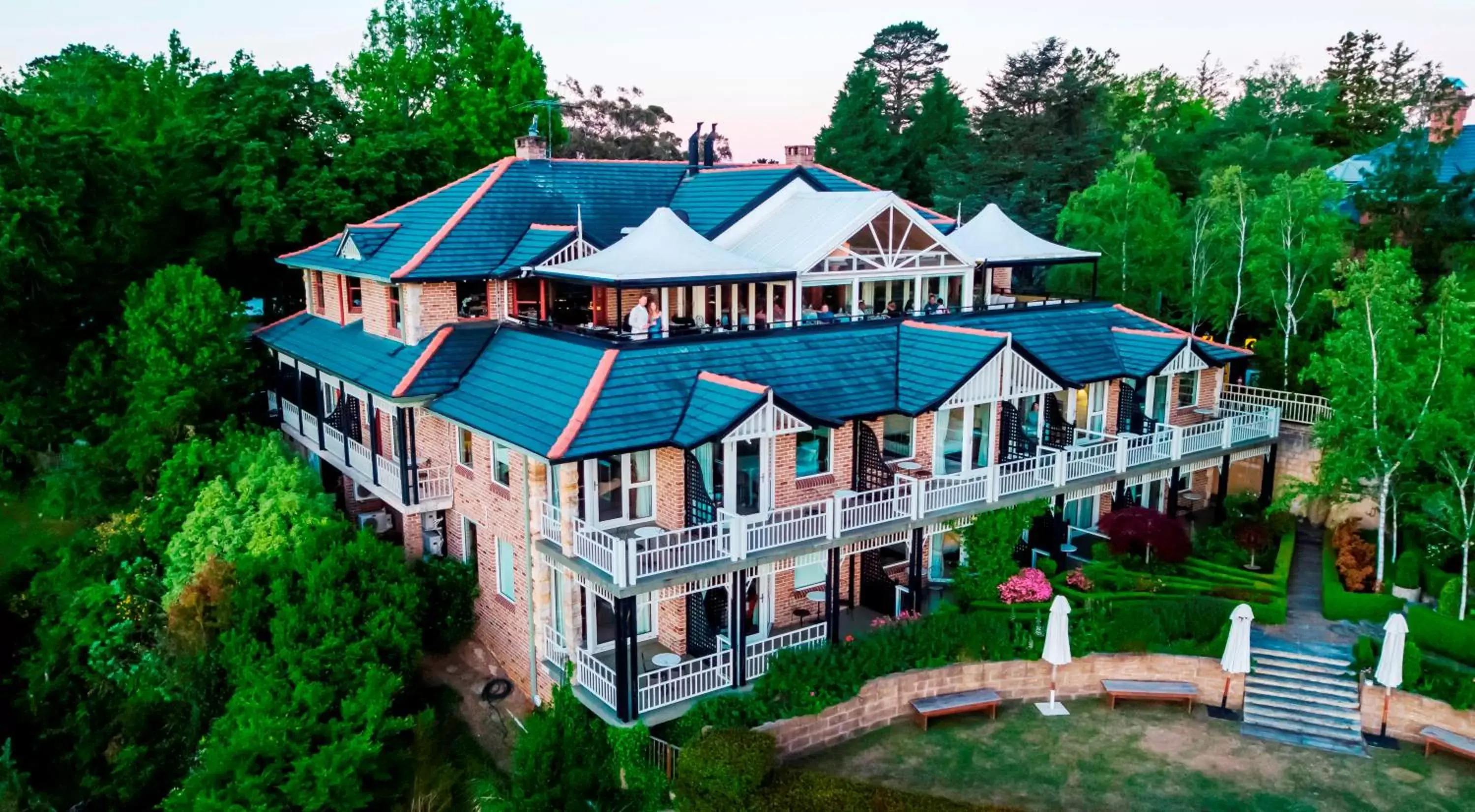 Property building, Bird's-eye View in Echoes Boutique Hotel & Restaurant Blue Mountains