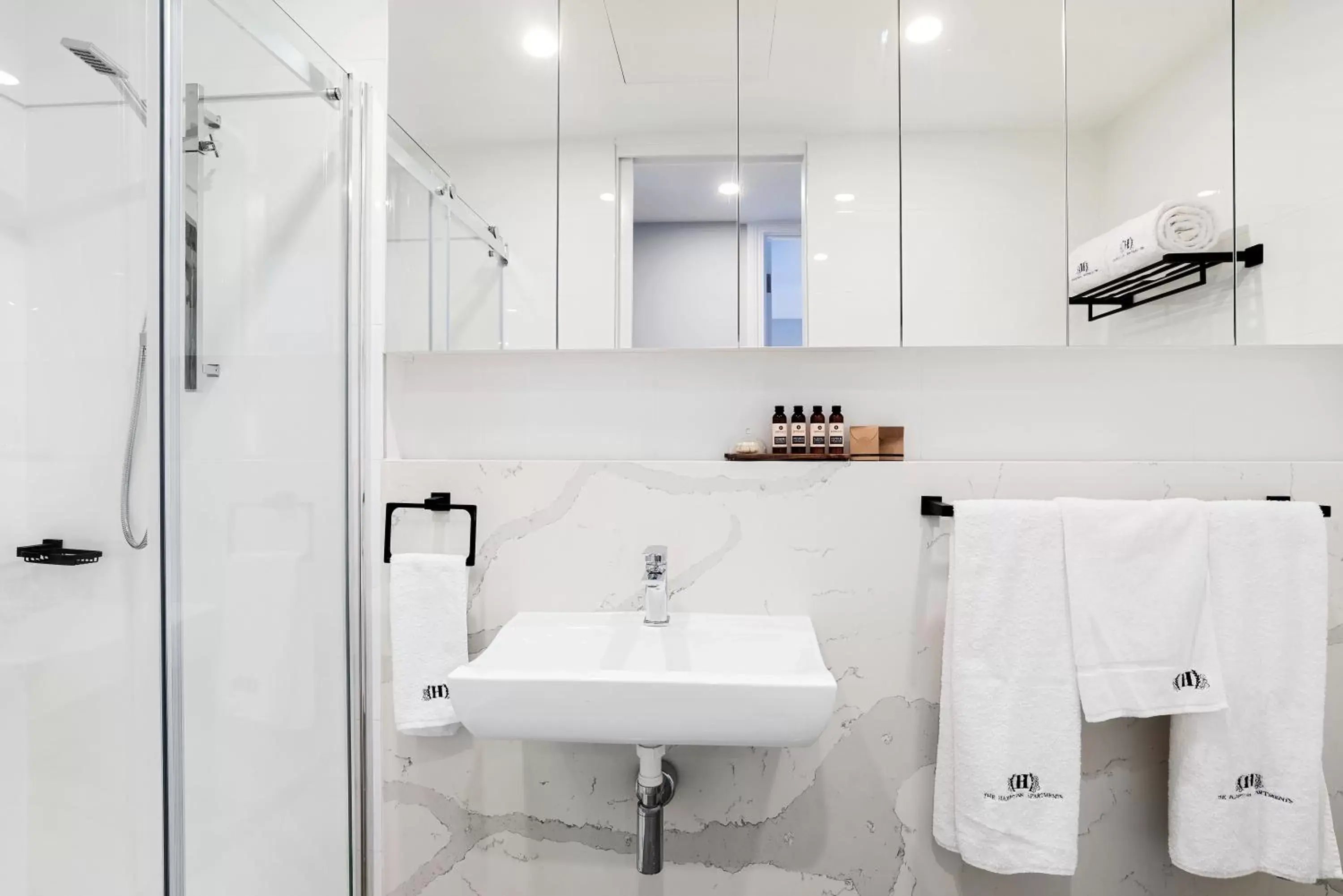 Bathroom in The Hamptons Apartments - Port Melbourne
