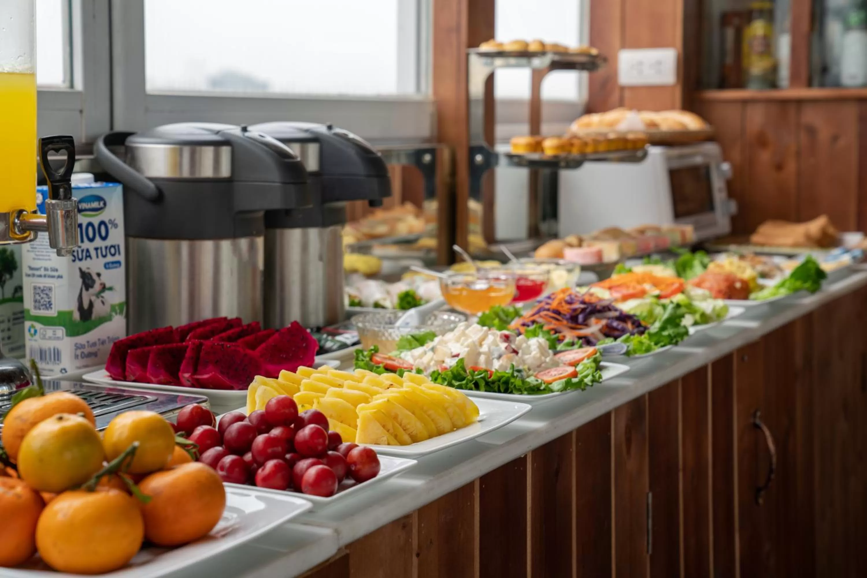 Buffet breakfast in Hanoi Morning Hotel