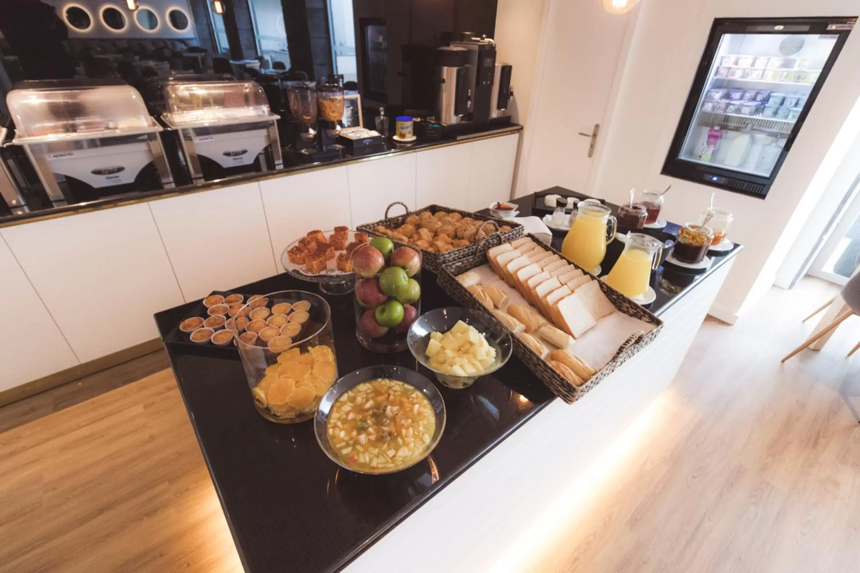 Continental breakfast in Hotel Gaivota Azores