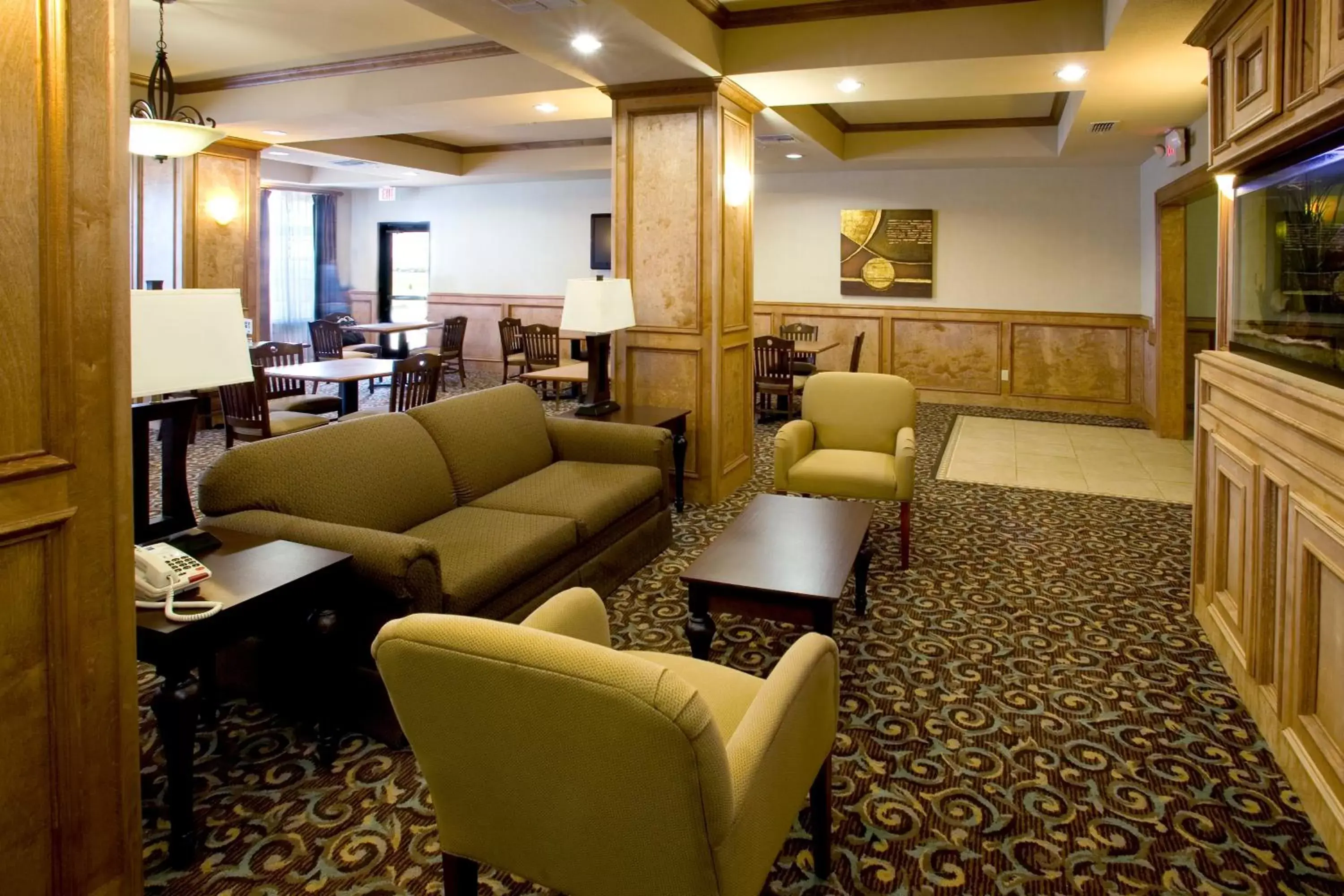 Breakfast, Lobby/Reception in Holiday Inn Express Hotel and Suites Kingsville, an IHG Hotel