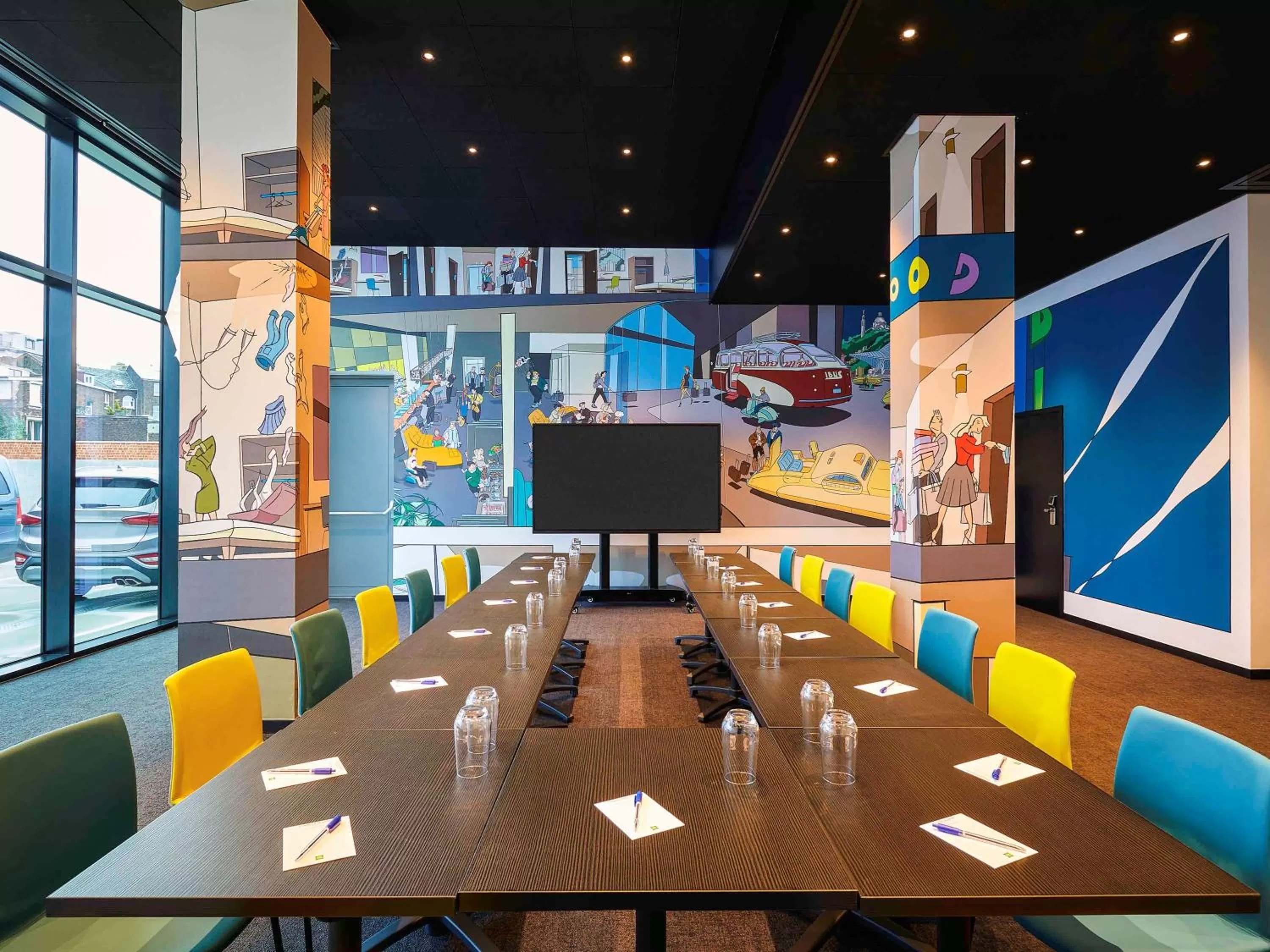 On site in ibis Styles Liege Guillemins