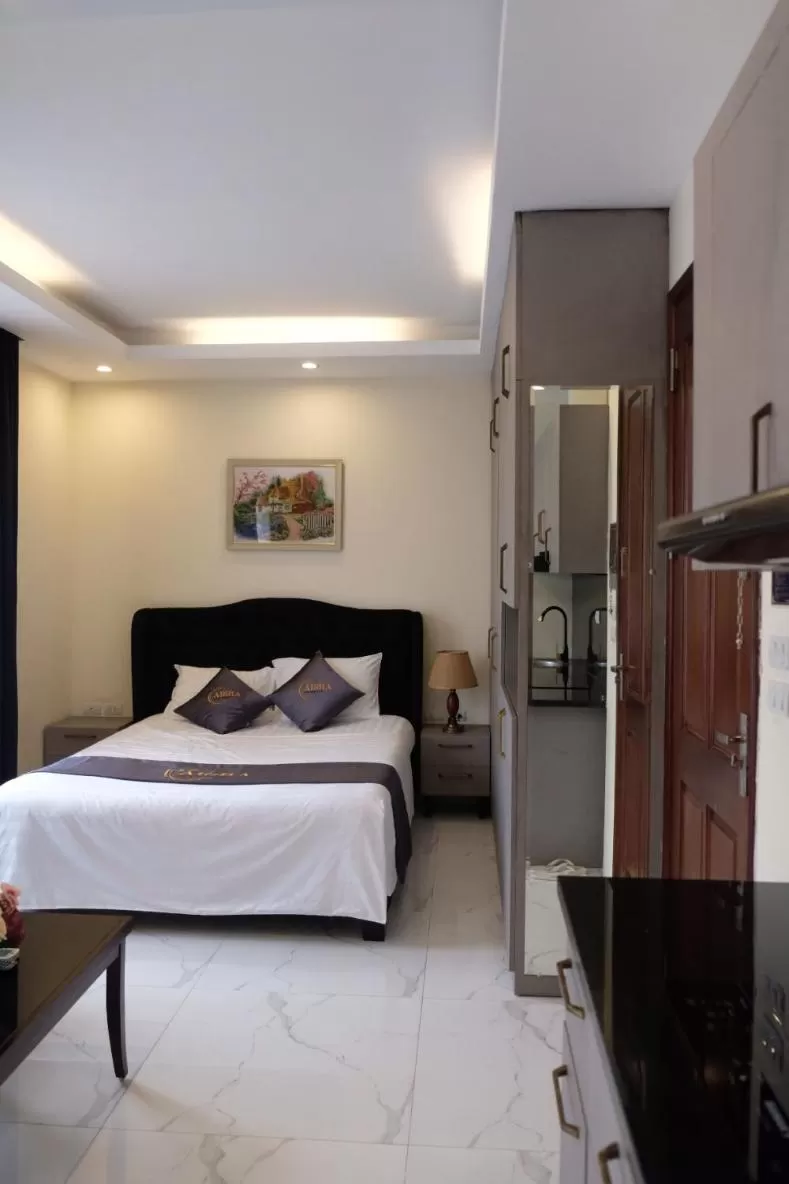 Bed in Aisha HOTELS and APARTMENTS