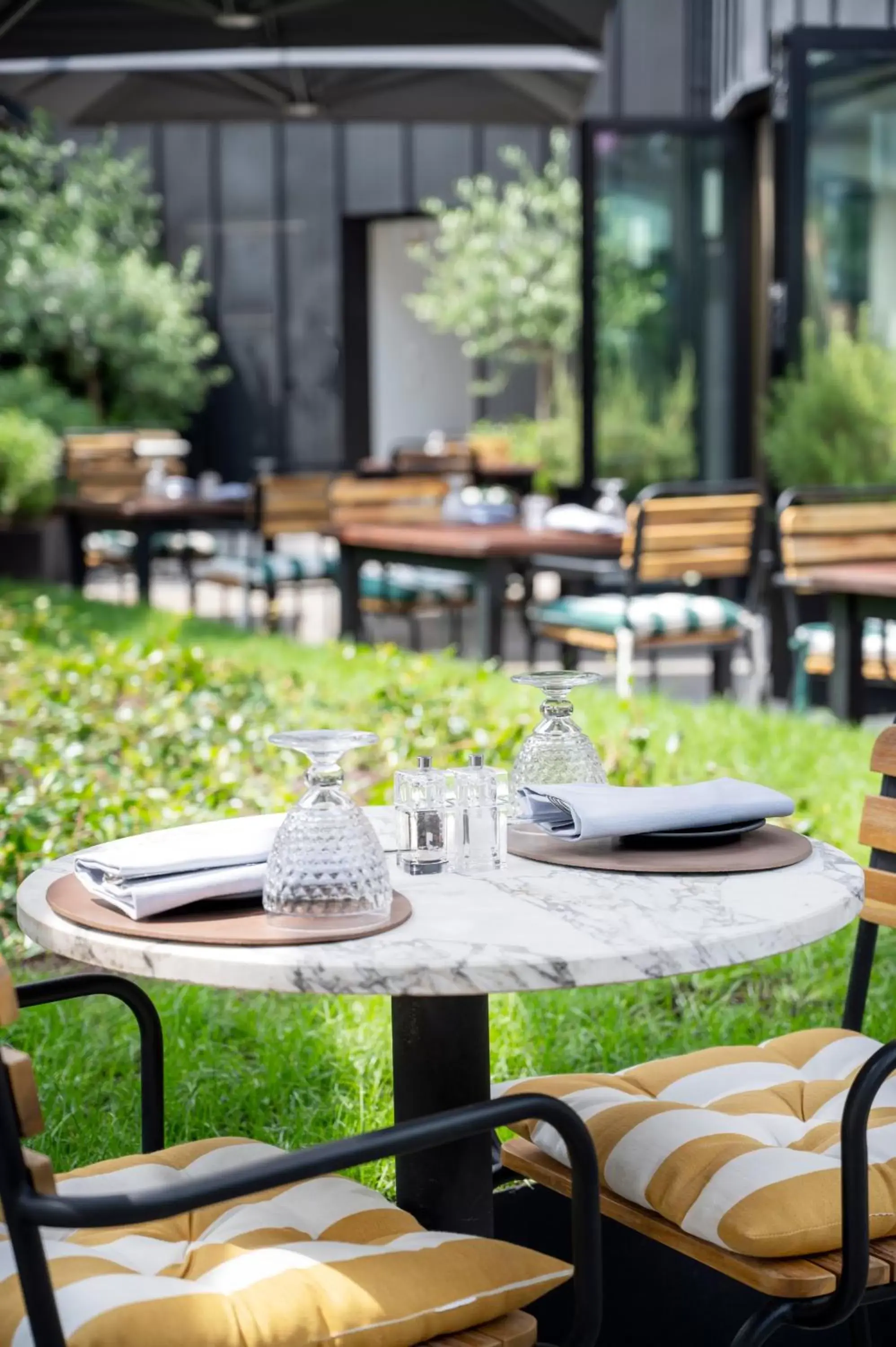 Patio in Le Louise Hotel Brussels - MGallery