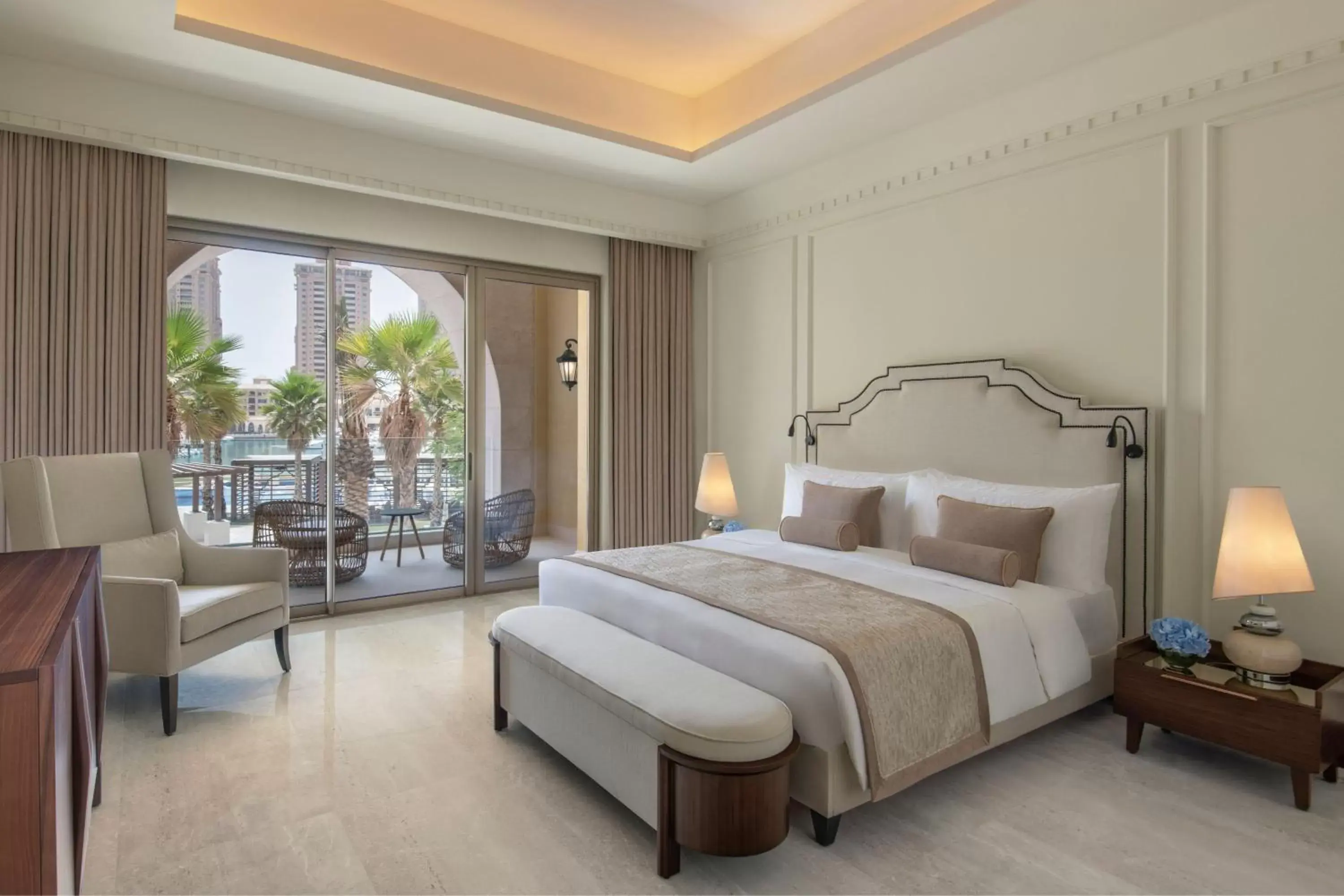 Bedroom in The St Regis Marsa Arabia Island, The Pearl Qatar