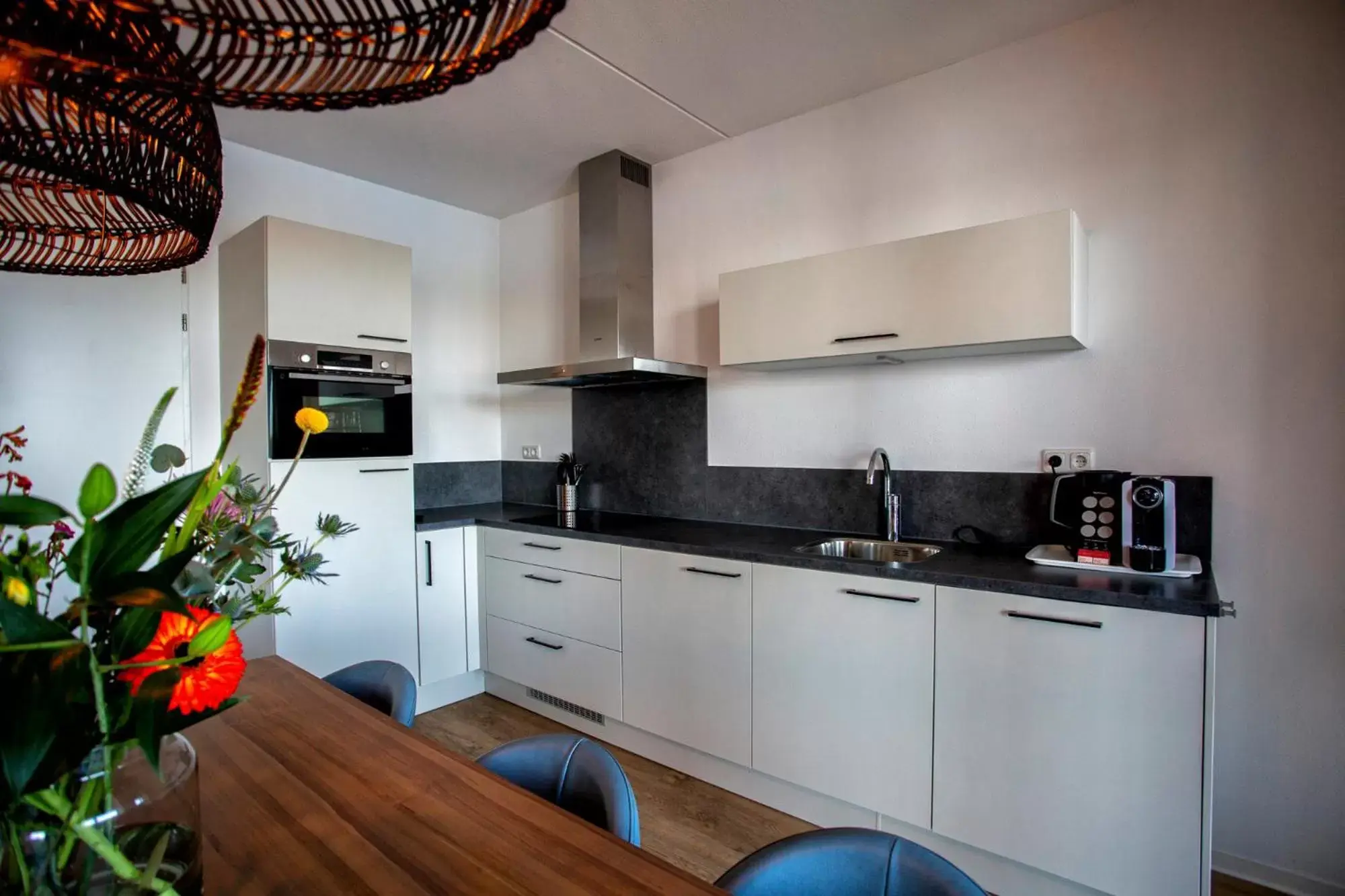 Kitchen or kitchenette, Kitchen/Kitchenette in Parc Maasresidence Thorn Hotel Rooms and Apartments