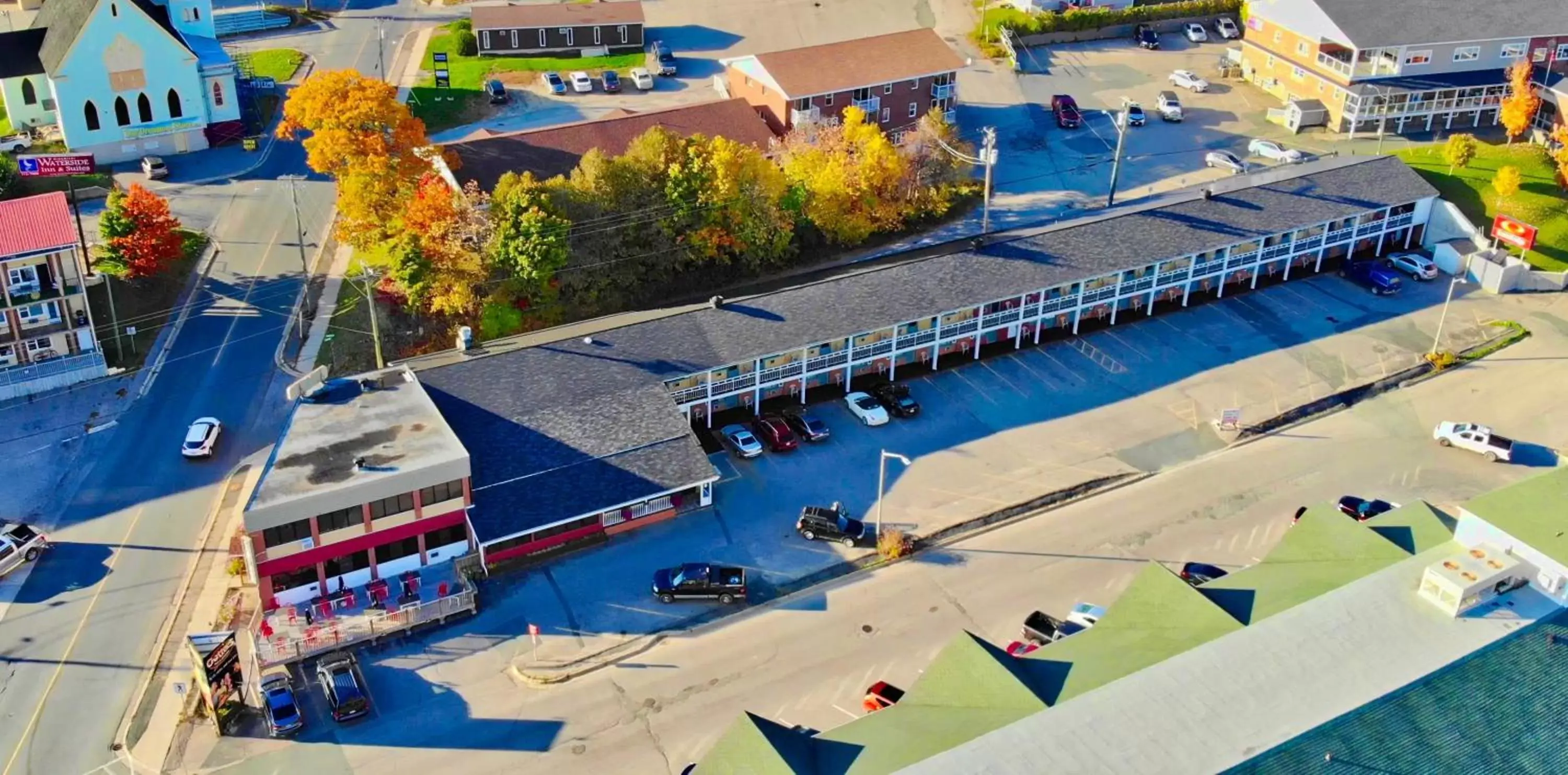 Property building, Bird's-eye View in Econo Lodge Miramichi