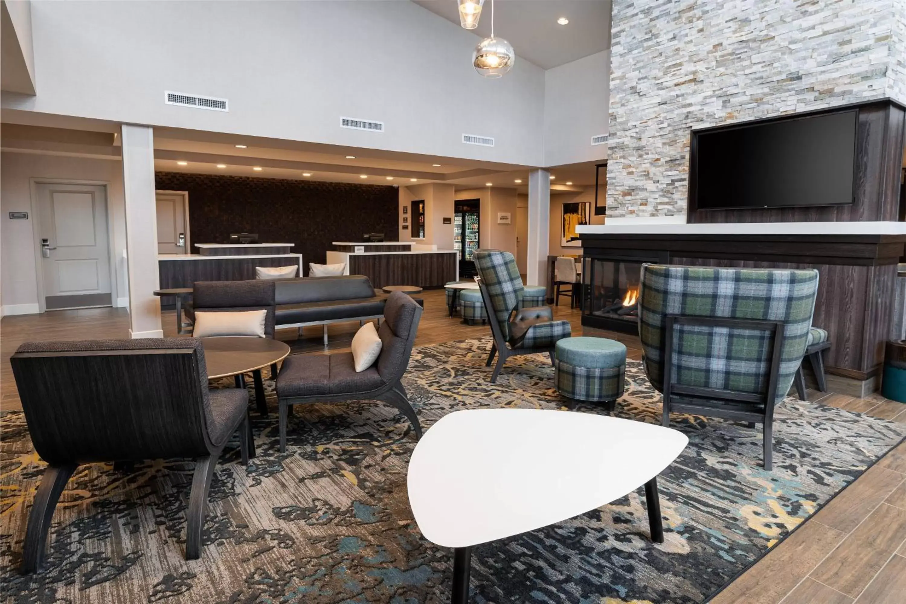 Lobby or reception, Lounge/Bar in Residence Inn by Marriott Loma Linda Redlands