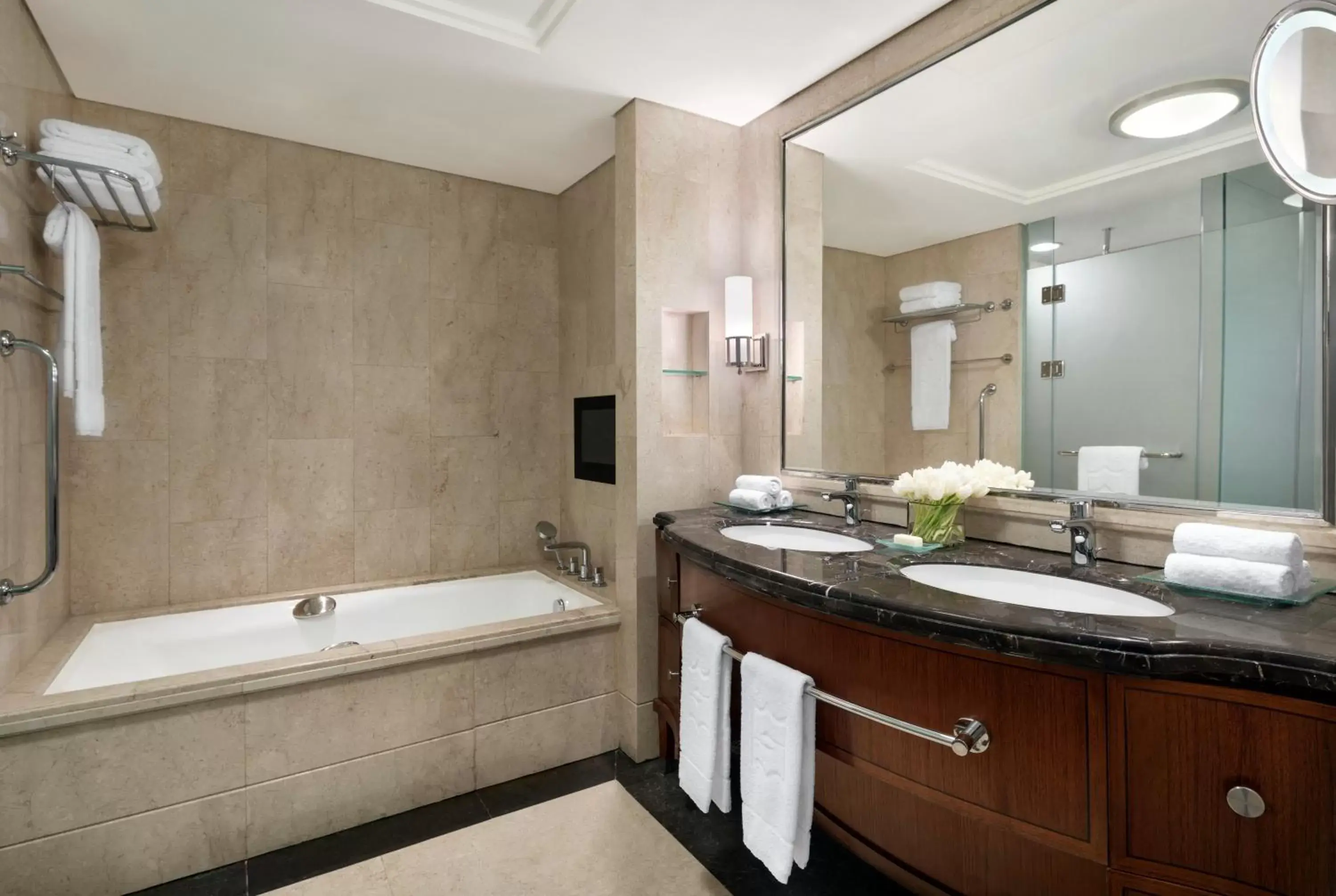 Bathroom in Shangri-La Jakarta