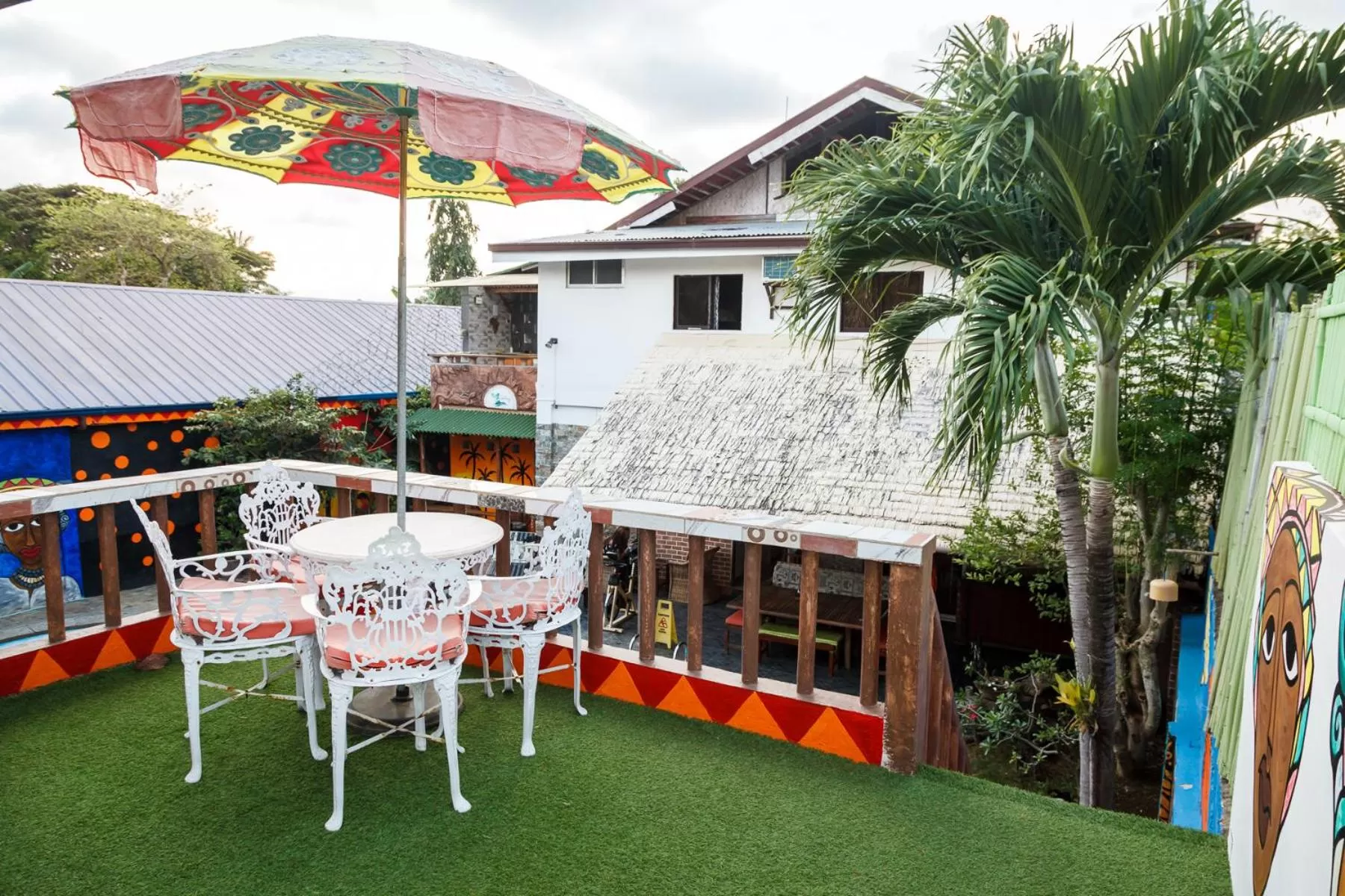 Patio in Lala Panzi Bed and Breakfast
