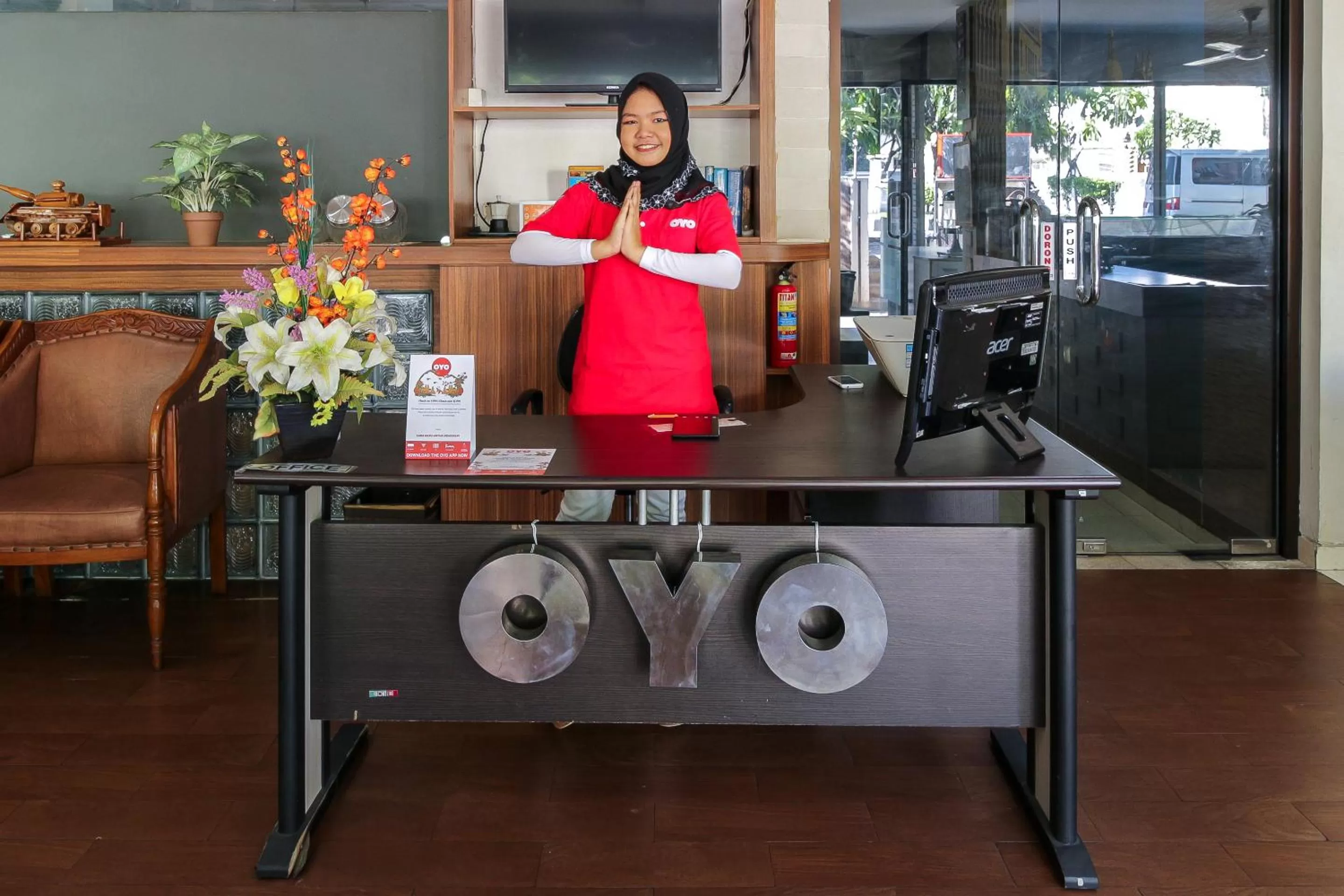 Lobby or reception in OYO 734 Tuban Torres Accomodation