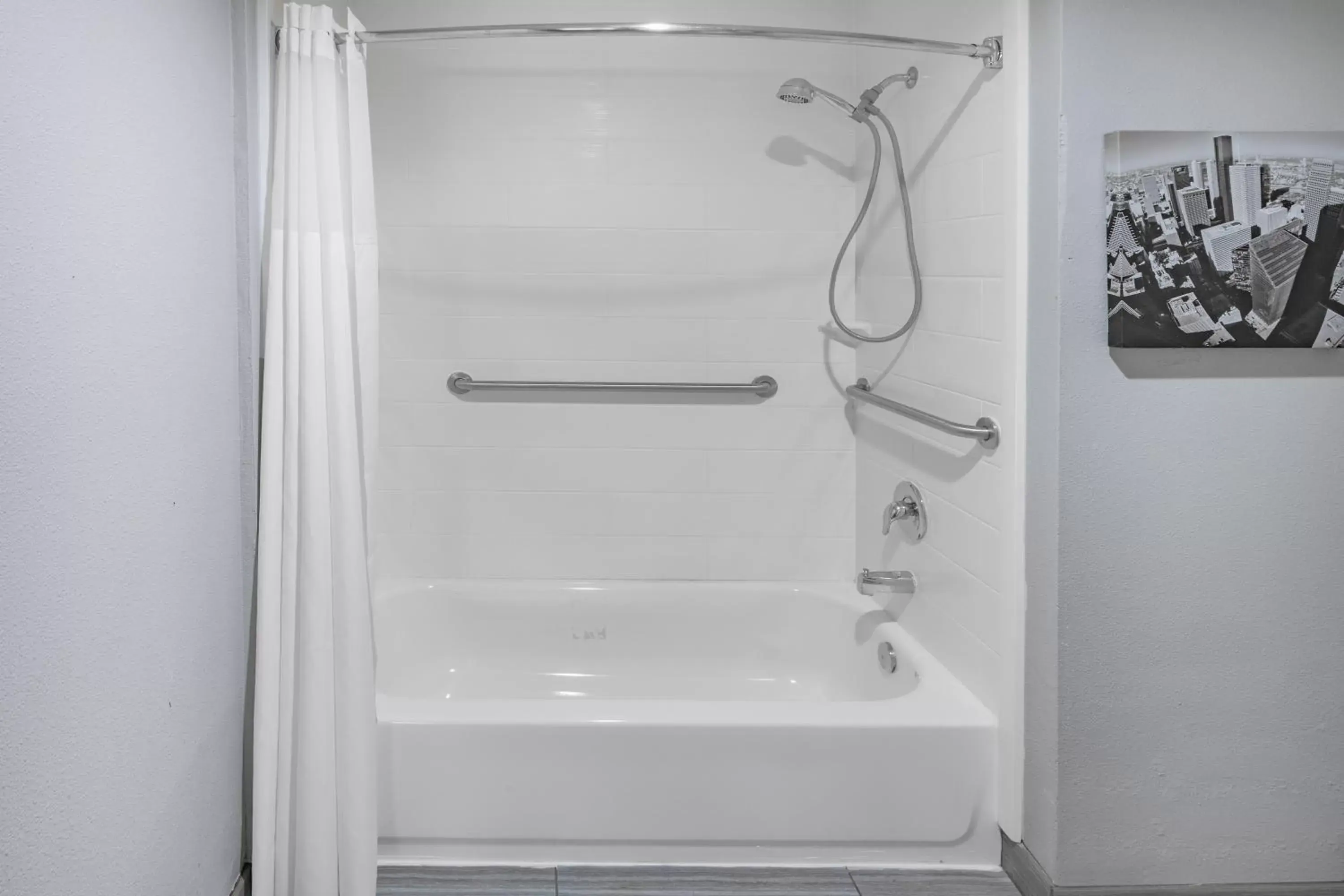 acessibility, Bathroom in La Quinta by Wyndham Houston Southwest