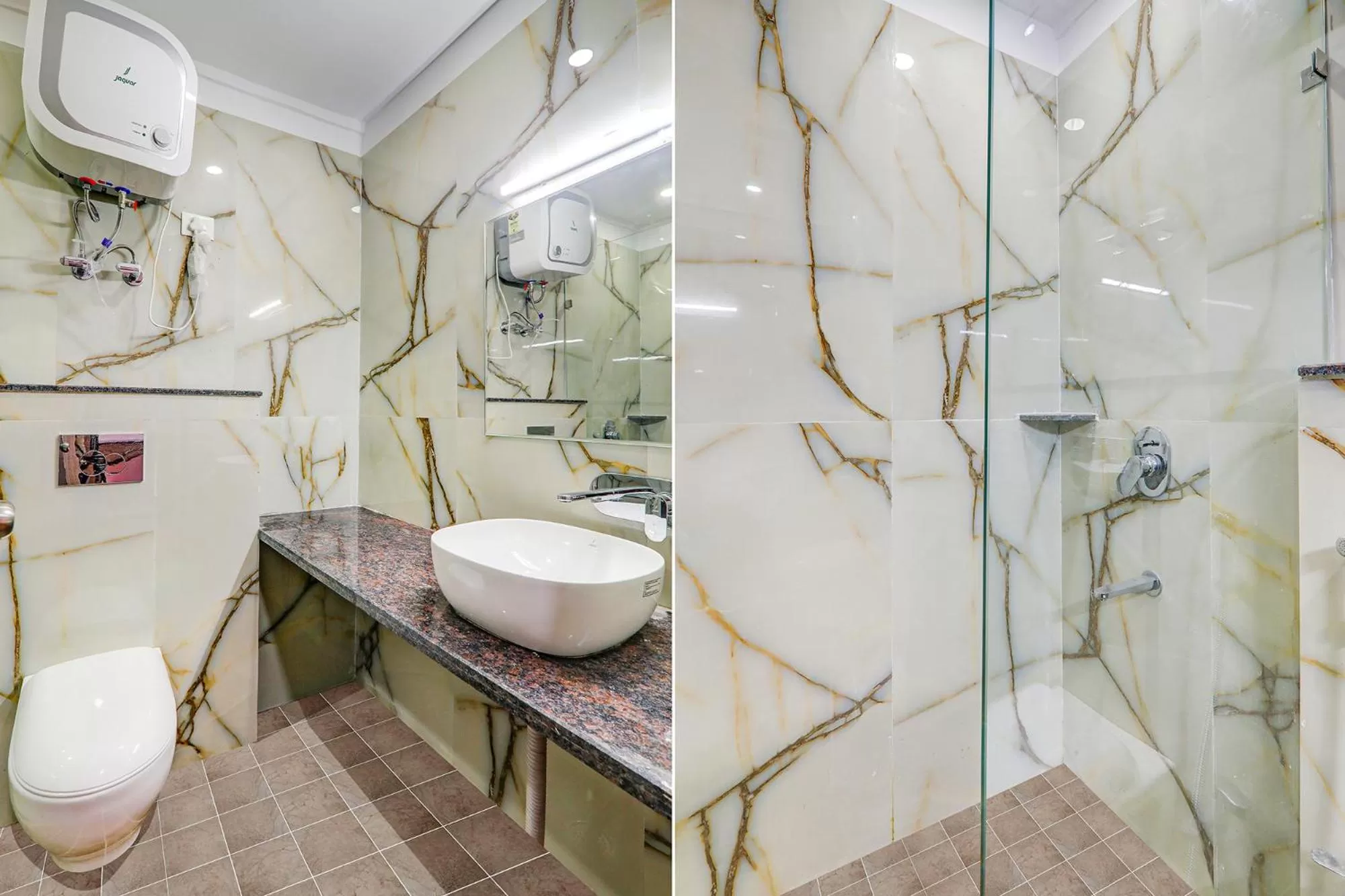 Bathroom in FabHotel Lumbini International - Sarnath museum