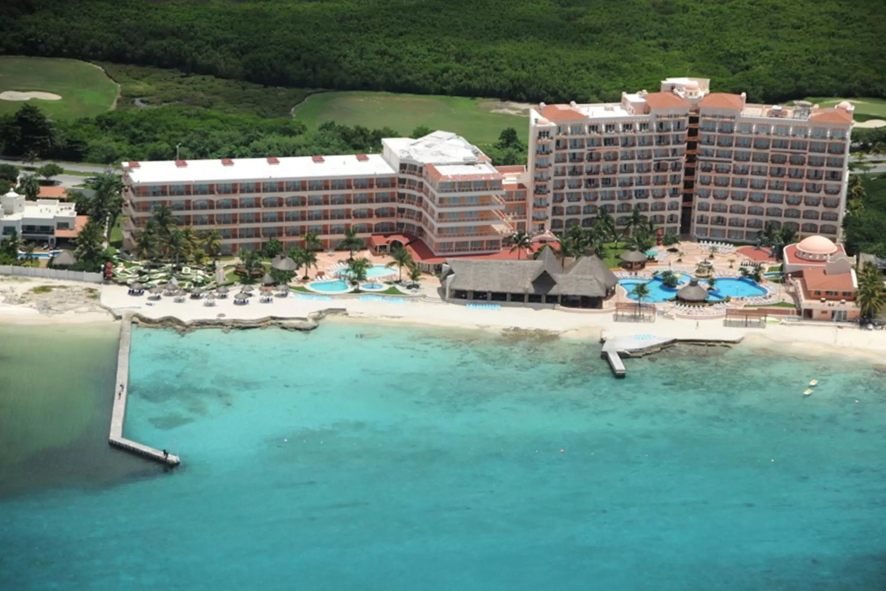 Bird's eye view, Bird's-eye View in El Cozumeleño Beach Resort - All Inclusive