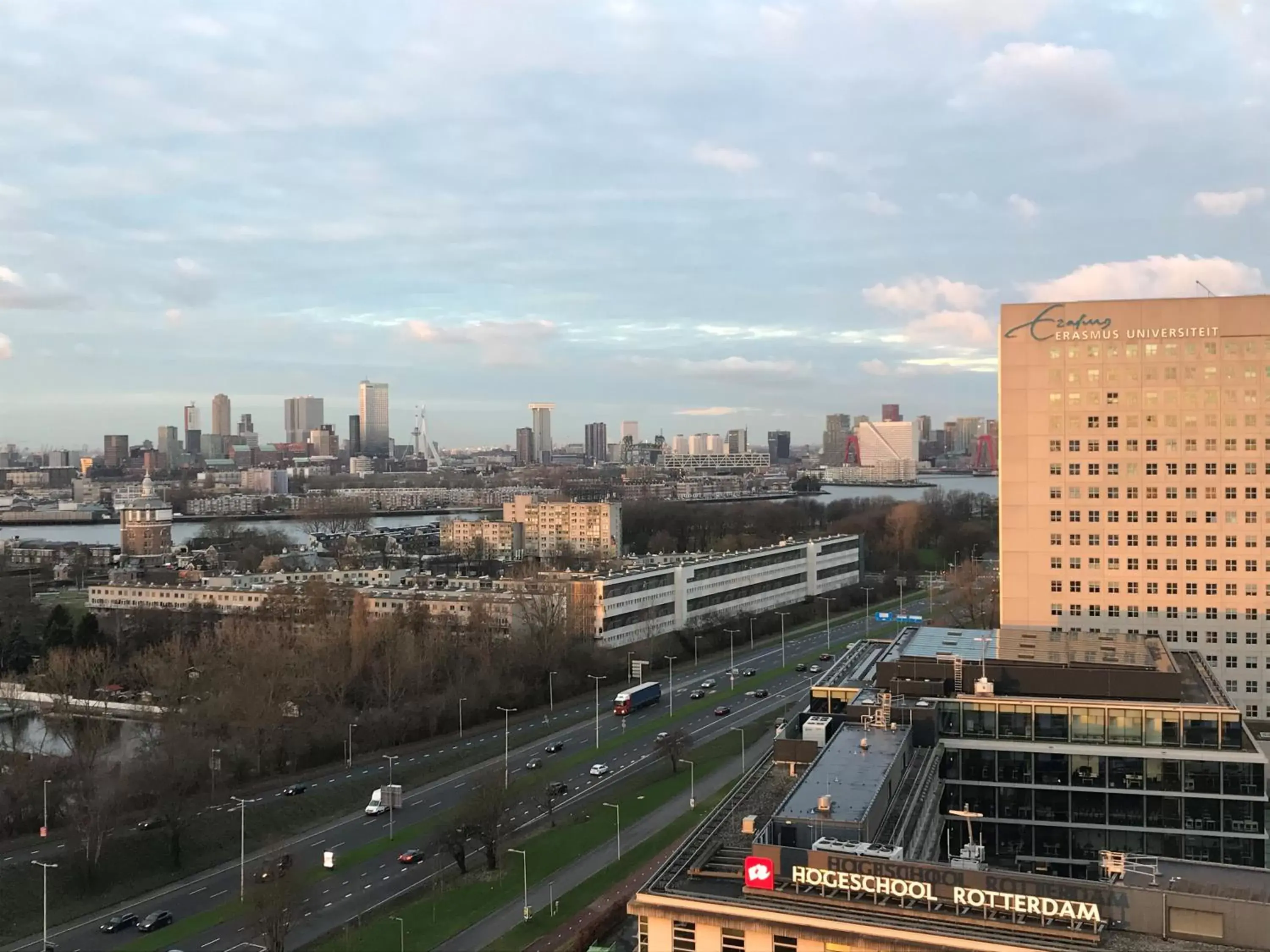 City view in Novotel Rotterdam Brainpark