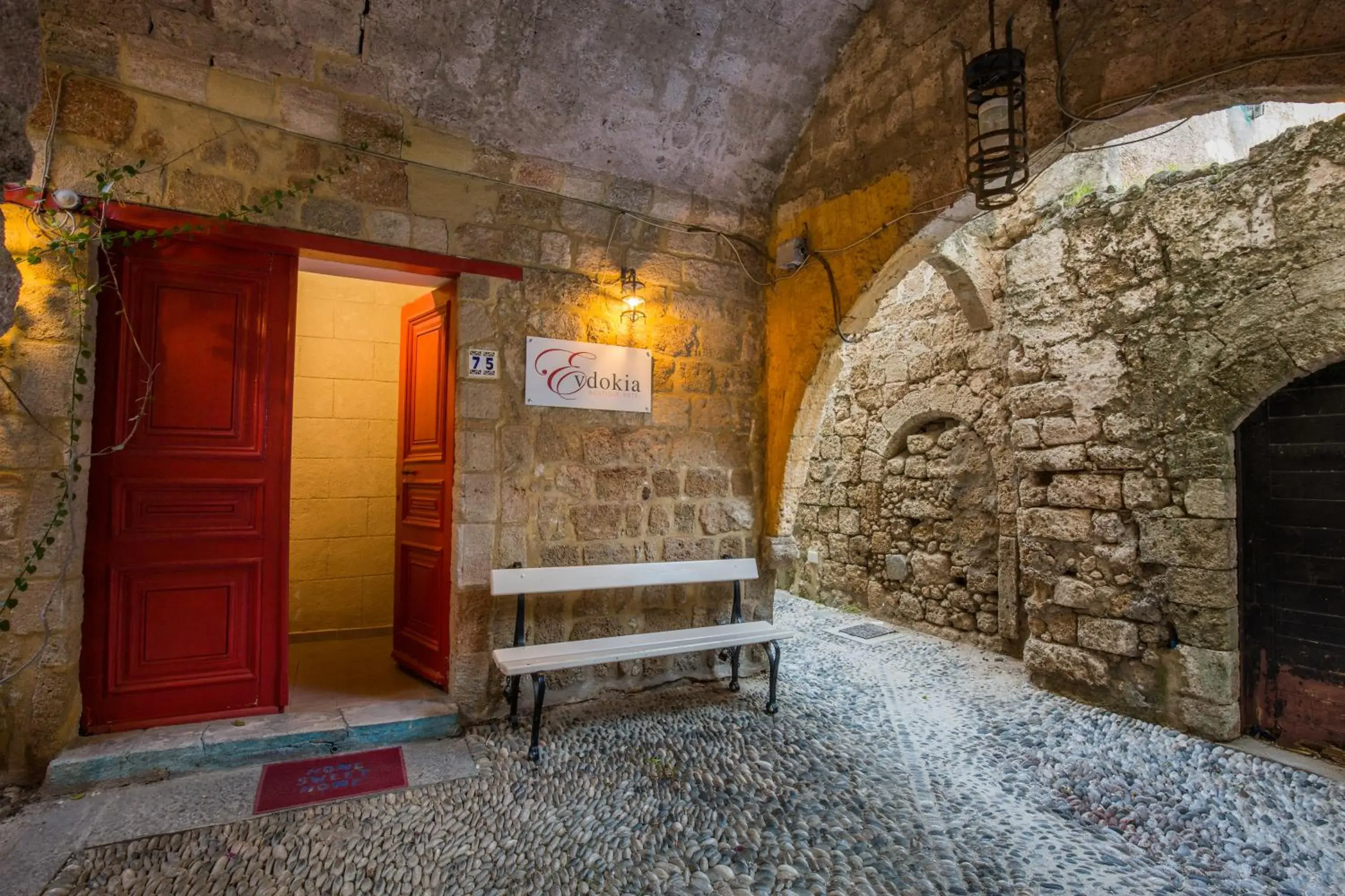 Facade/Entrance in Evdokia Hotel