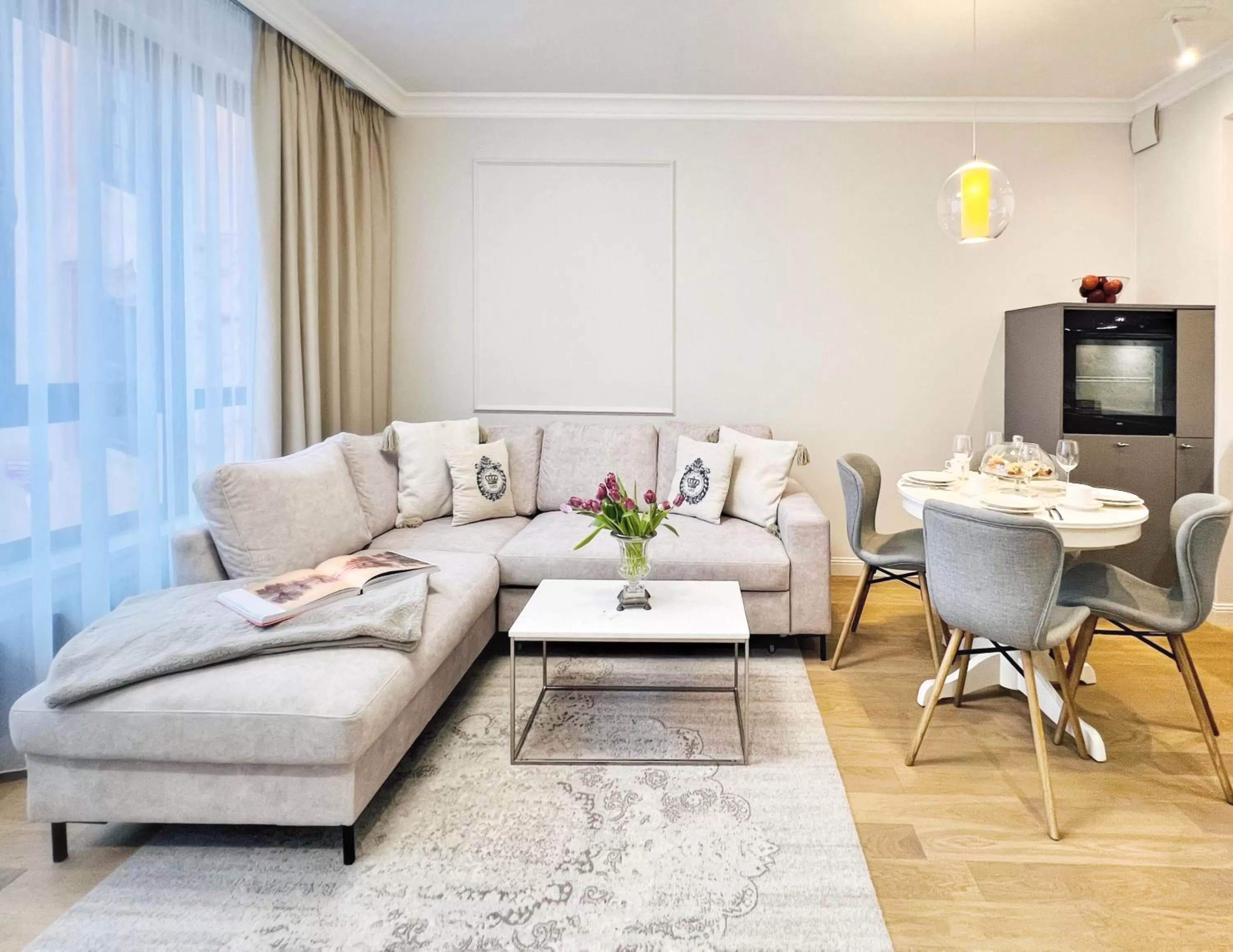 TV and multimedia in Kurkowa Apartments