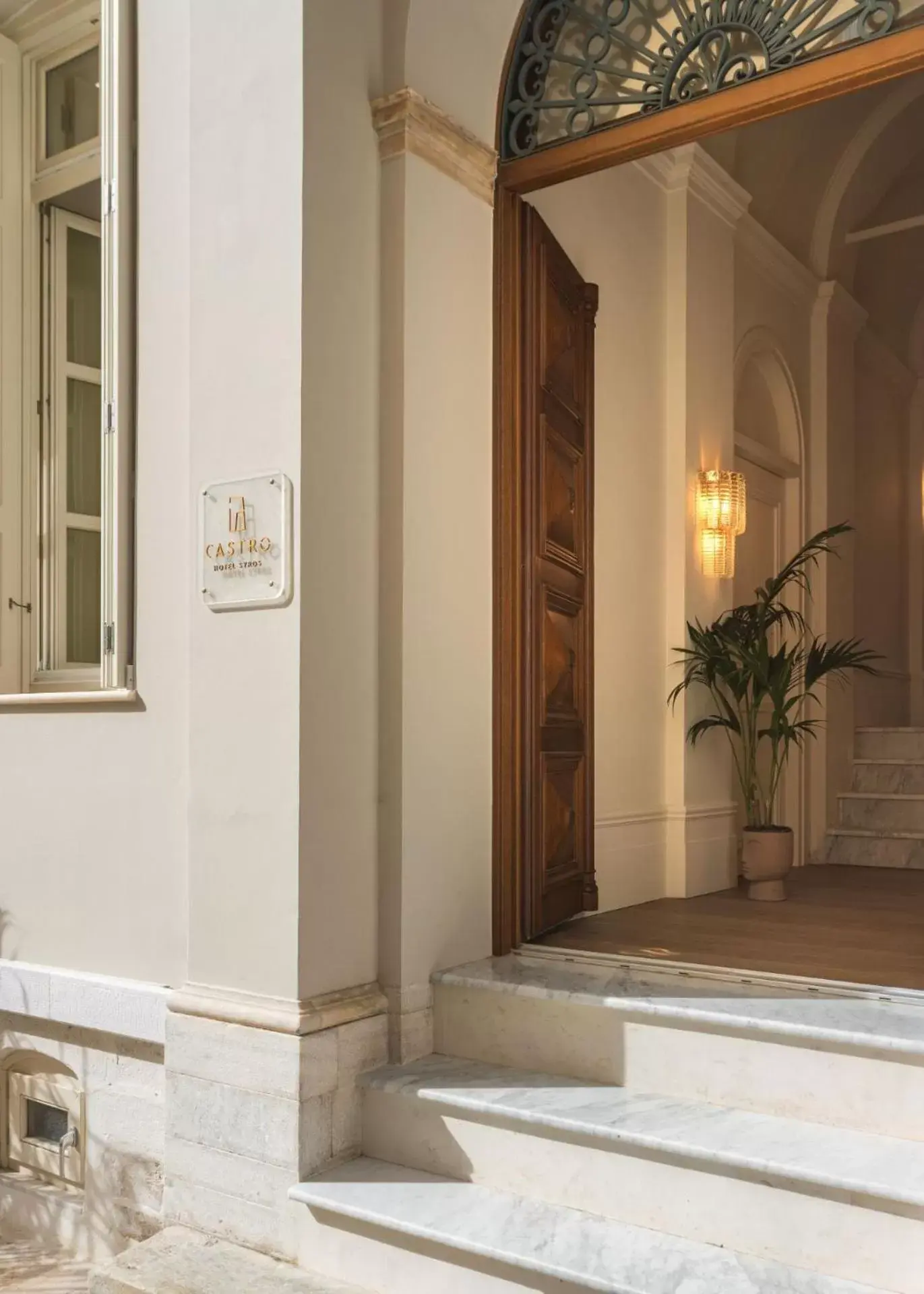 Property building in Castro Hotel Syros Property building in Castro Hotel Syros