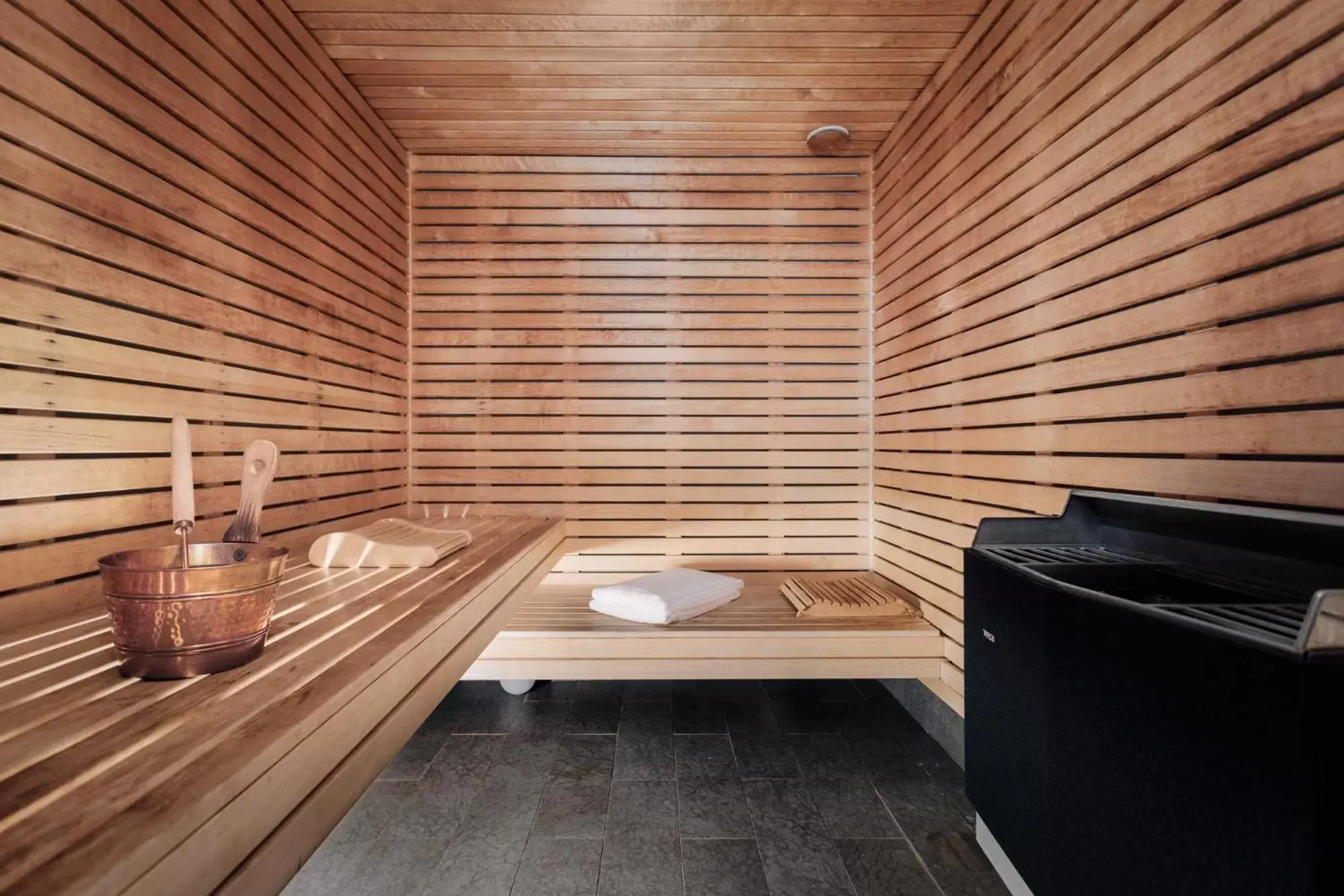 Sauna in Miss Clara by Nobis, Stockholm, a Member of Design Hotels™