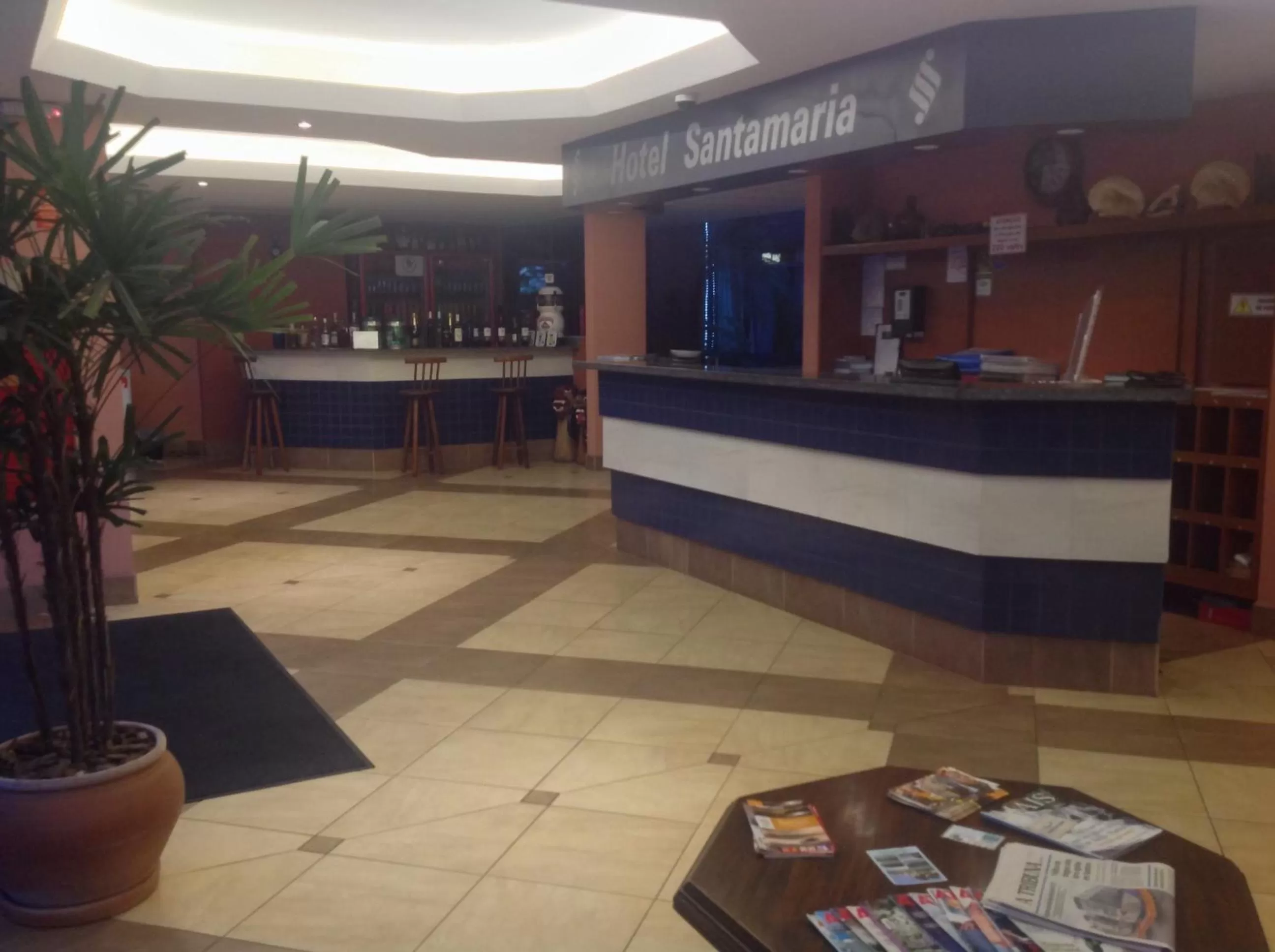 Lobby or reception in Hotel Santamaria