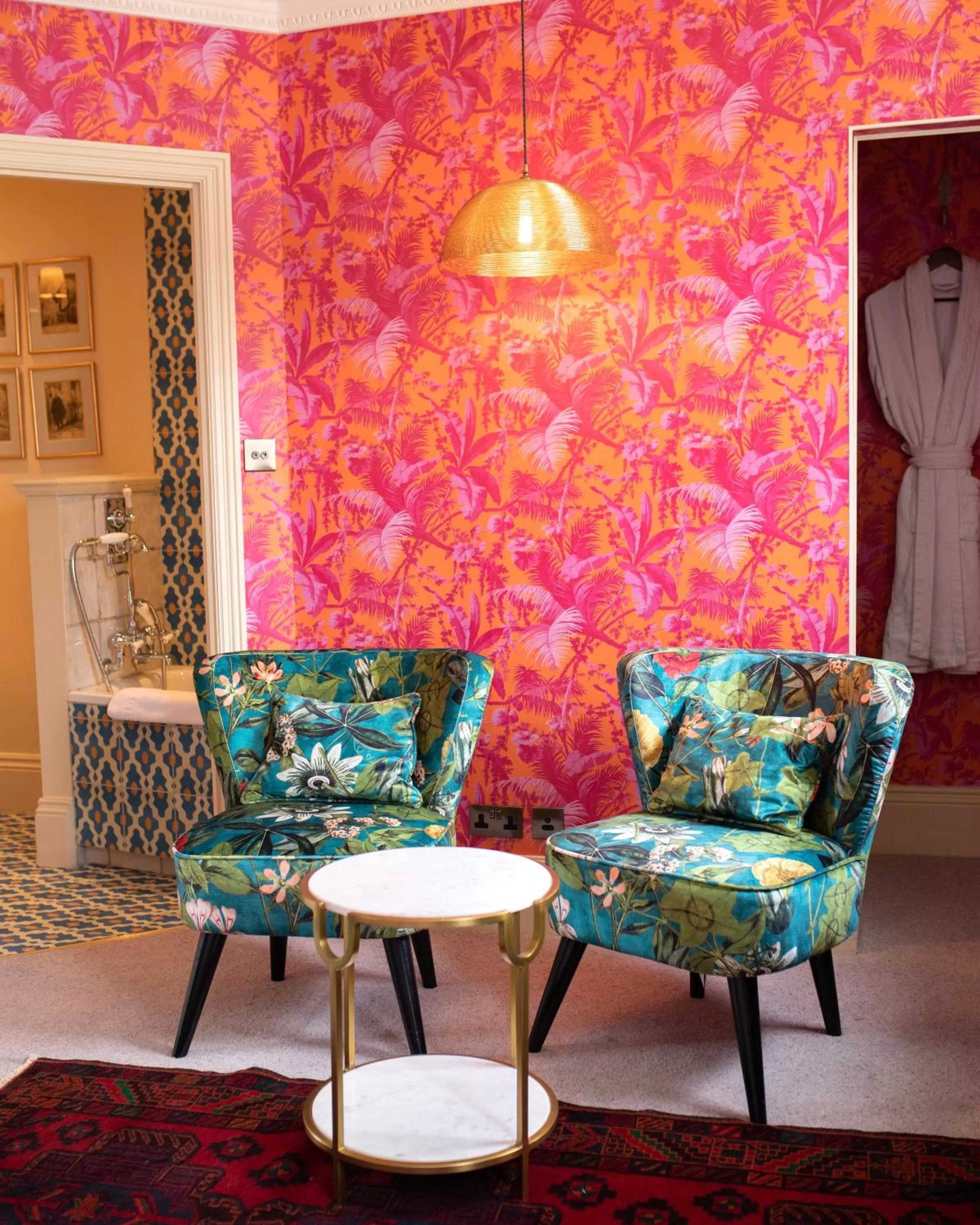 Seating area in The Portobello Hotel