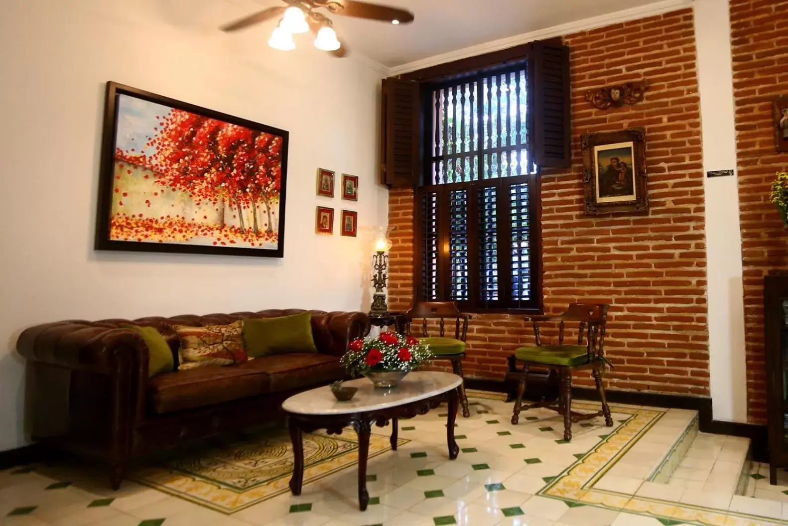 Living room in Hotel Casa La Fe Living room in Hotel Casa La Fe