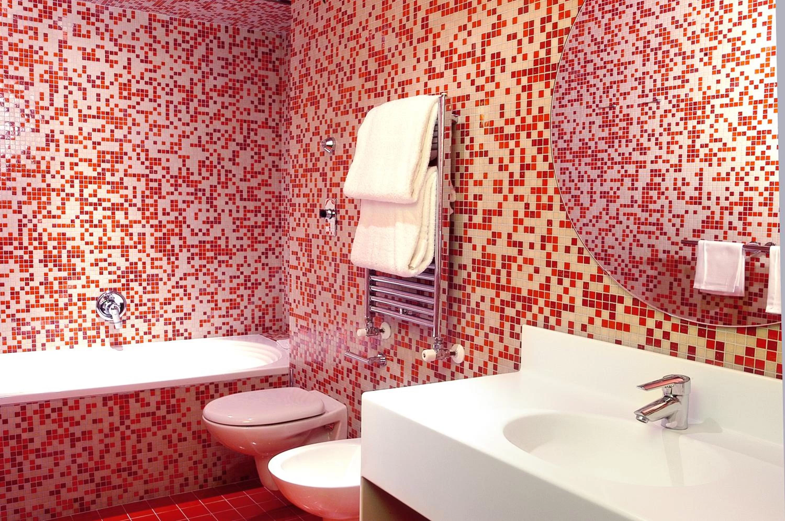 Bathroom in Hotel Abitart