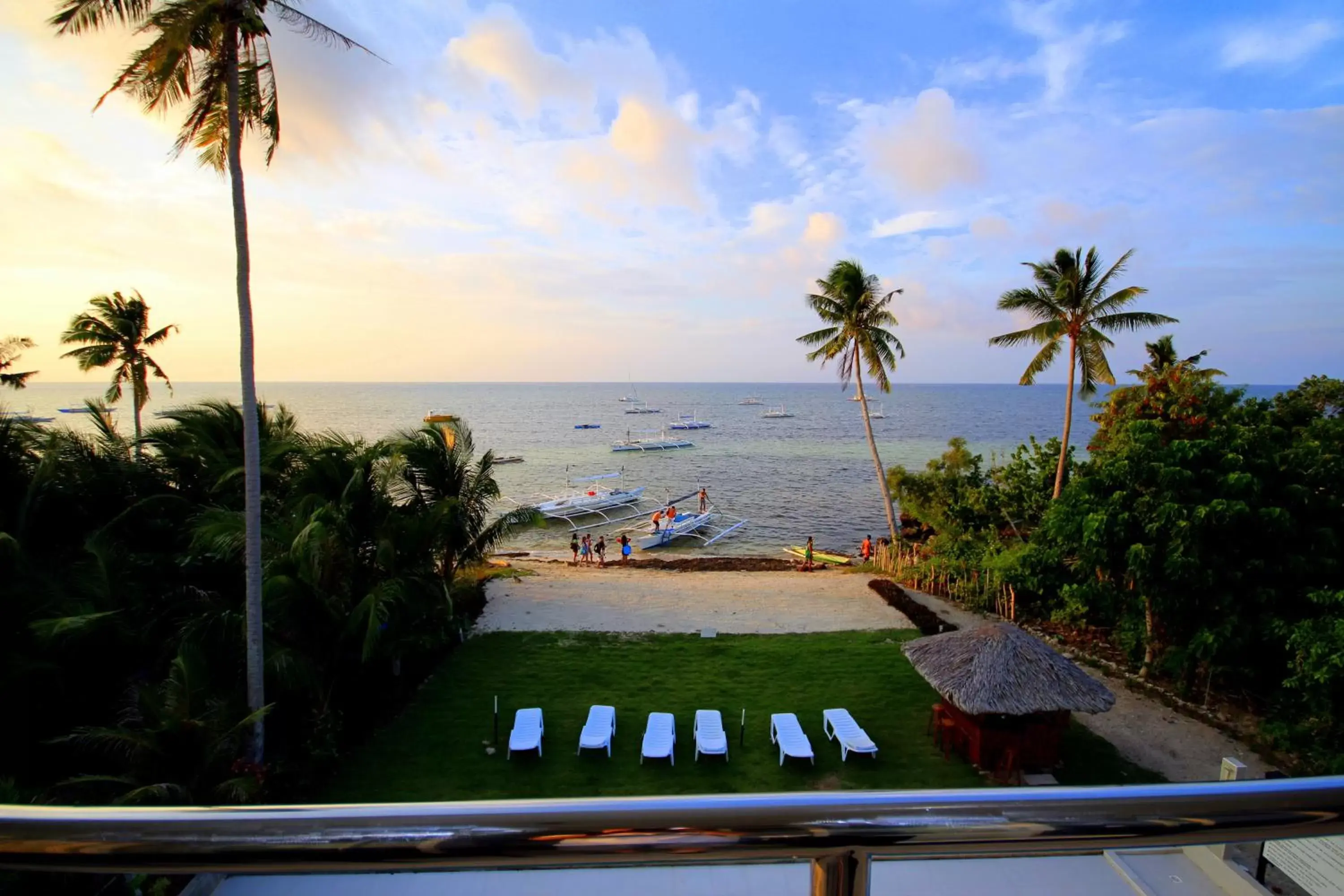 Facade/entrance, Pool View in Bohol South Beach Hotel