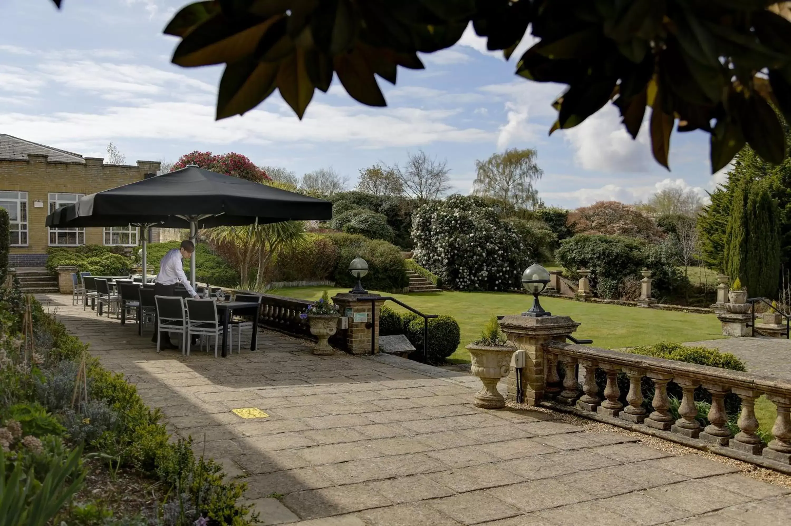 Garden in Best Western Chilworth Manor Hotel