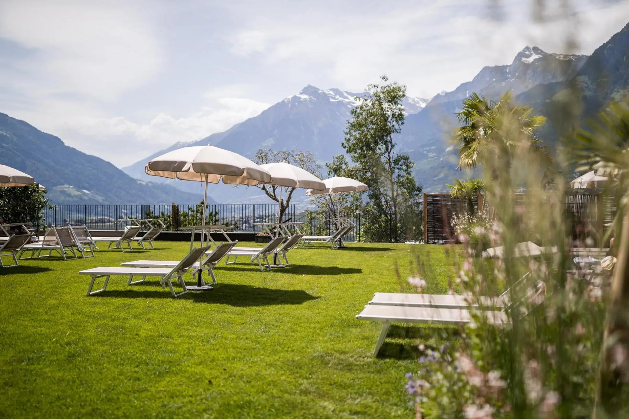 Patio in Hotel Der Weinmesser