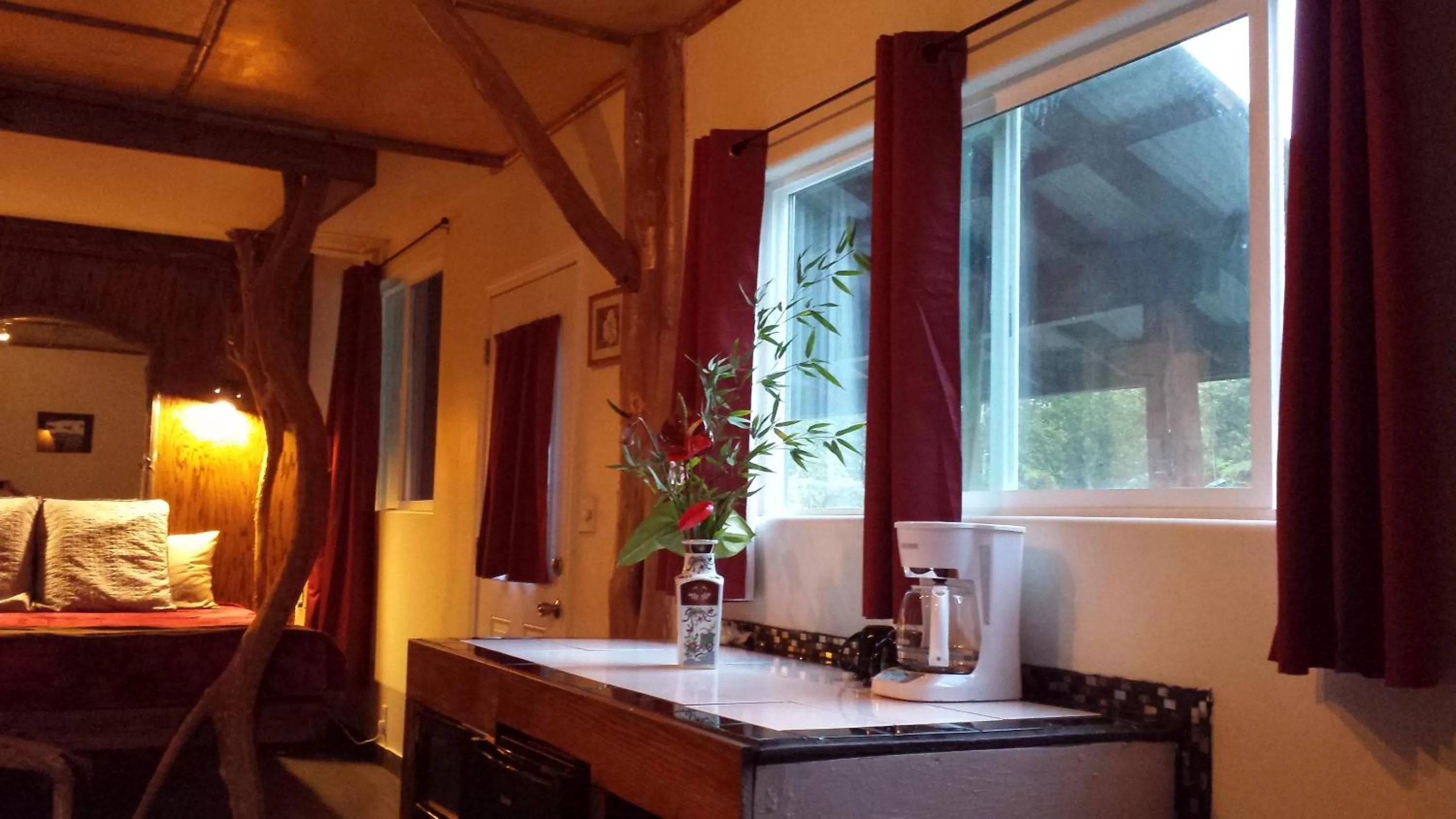 Day, Kitchen/Kitchenette in Aloha Crater Lodge