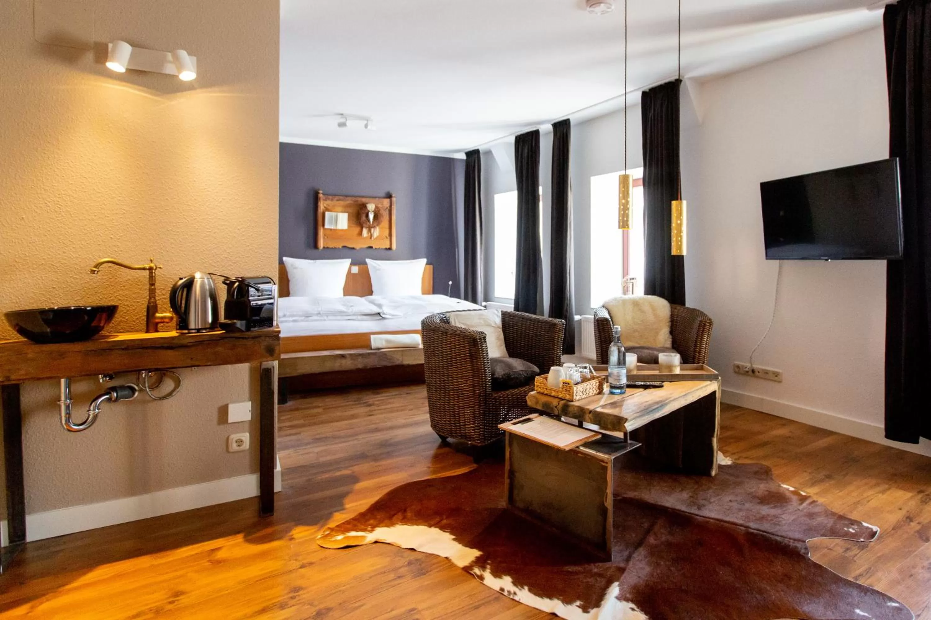 Photo of the whole room, Bed in Hotel Inselhof