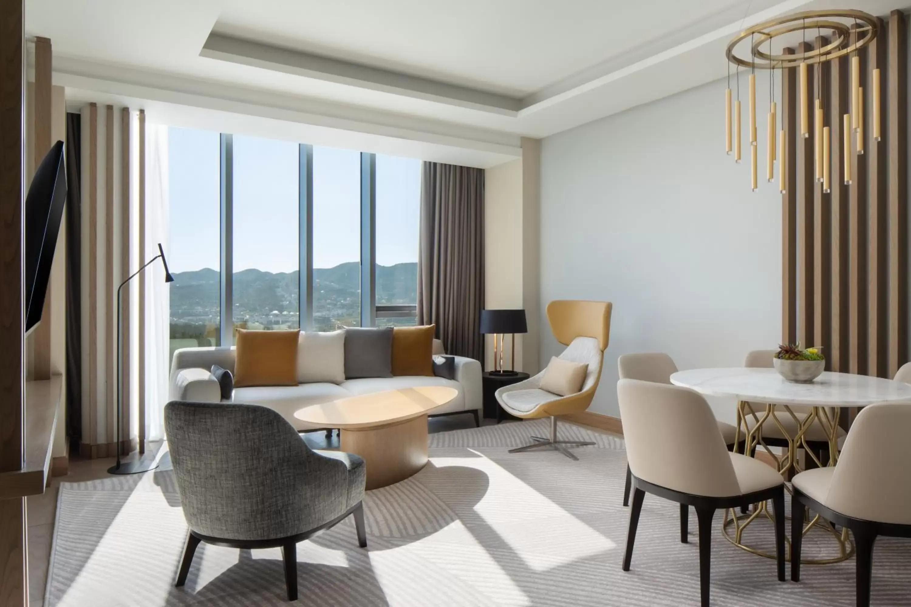 Living room, Seating Area in Tirana Marriott Hotel