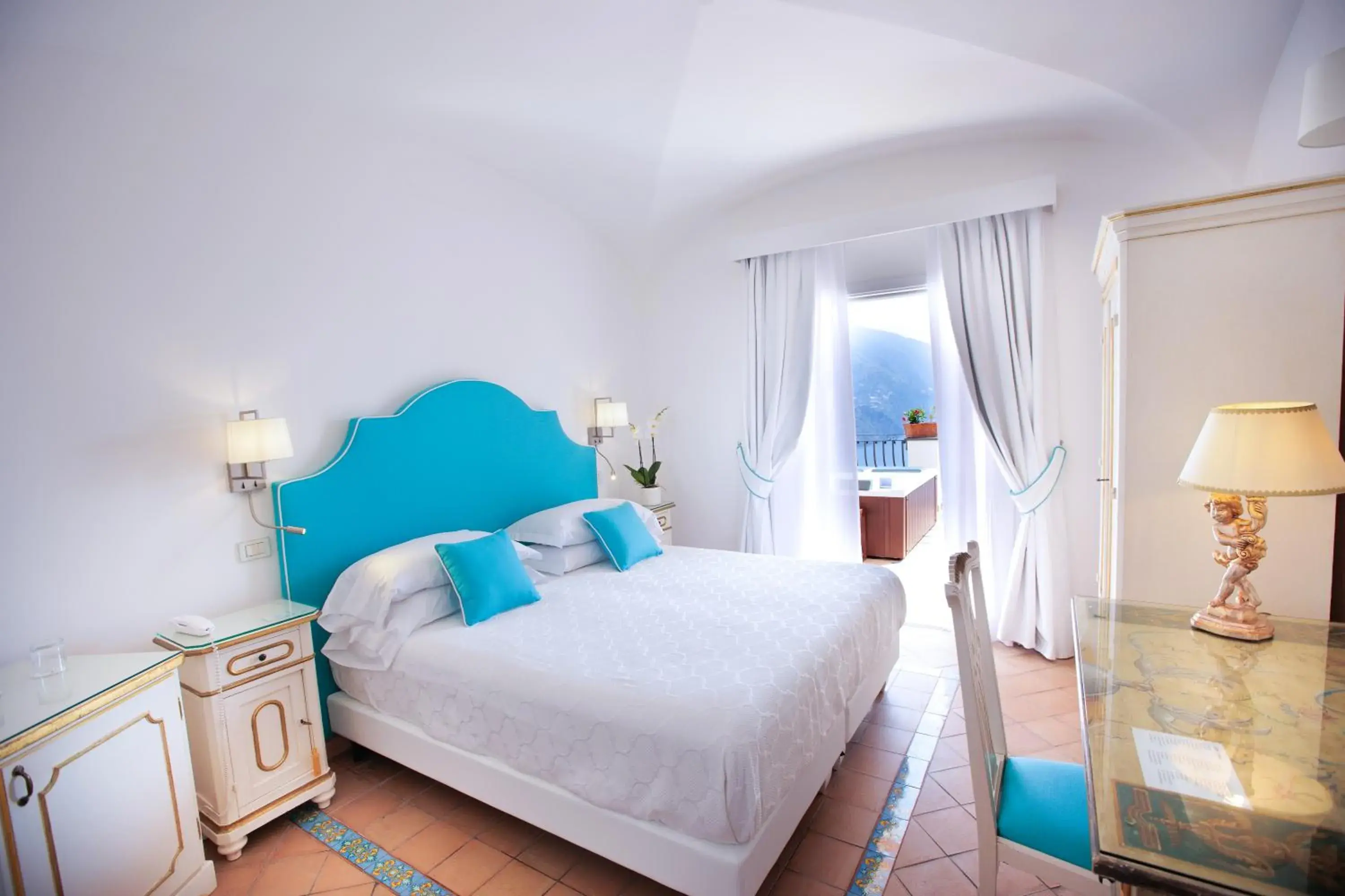 Bedroom, Bed in Hotel Conca d'Oro Bedroom, Bed in Hotel Conca d'Oro