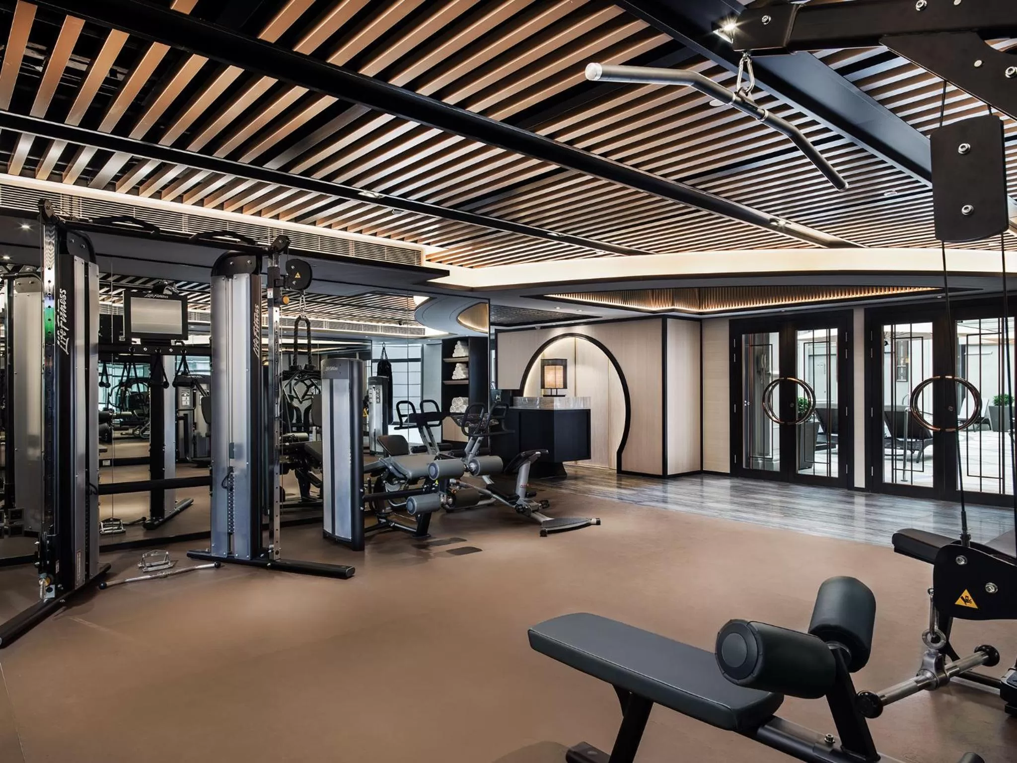 Fitness centre/facilities in The Langham Hong Kong