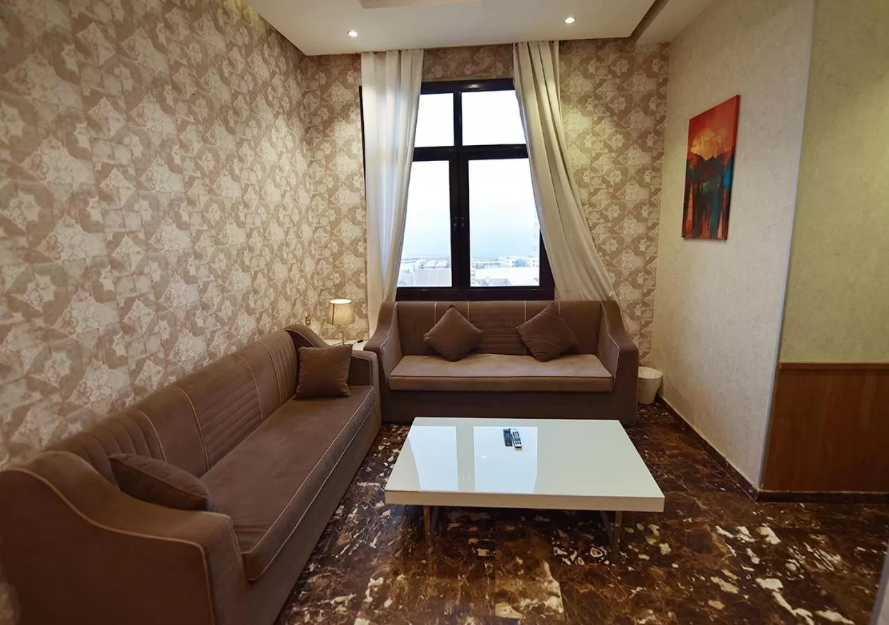 Seating Area in Rihanna Hotel Apartment