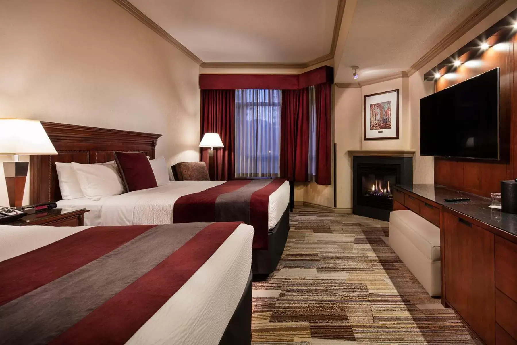 Bed in Royal Canadian Lodge Bed in Royal Canadian Lodge