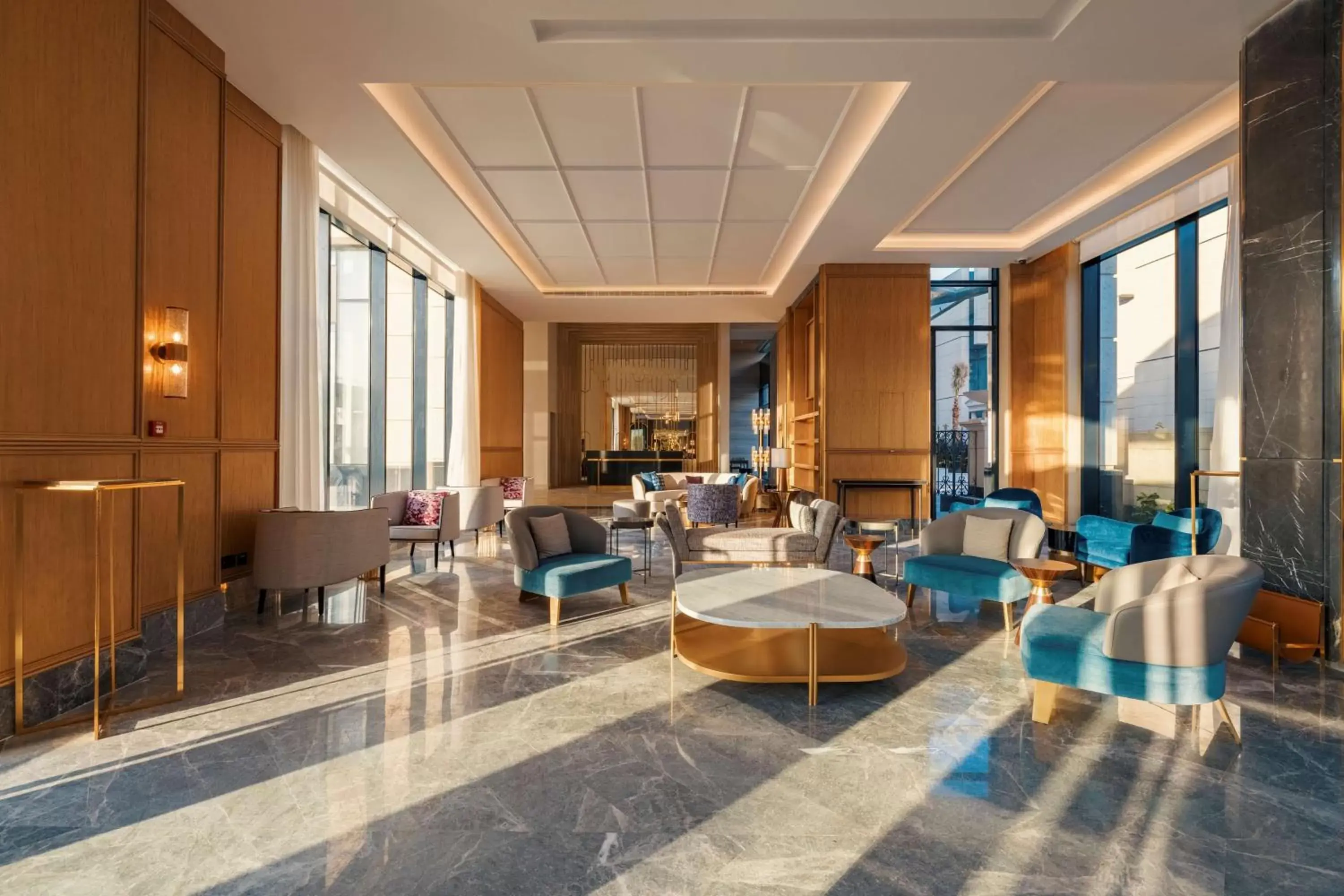 Lobby or reception, Restaurant/Places to Eat in Mansard Riyadh, a Radisson Collection Hotel